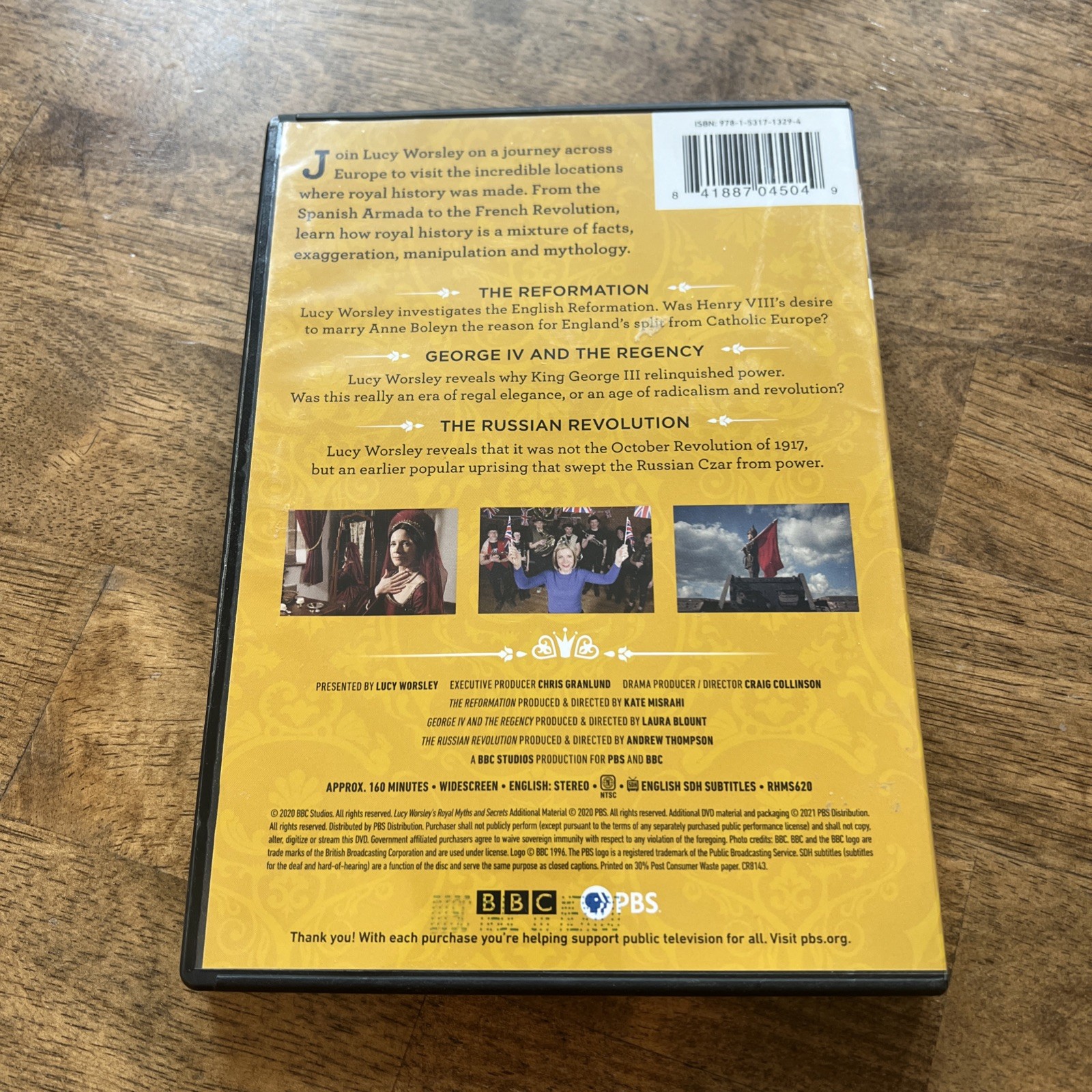 Lucy Worsley’s Royal Myths & Secrets, Vol. 2 [DVD] UNPLAYED MINT / SAME DAY SHIP