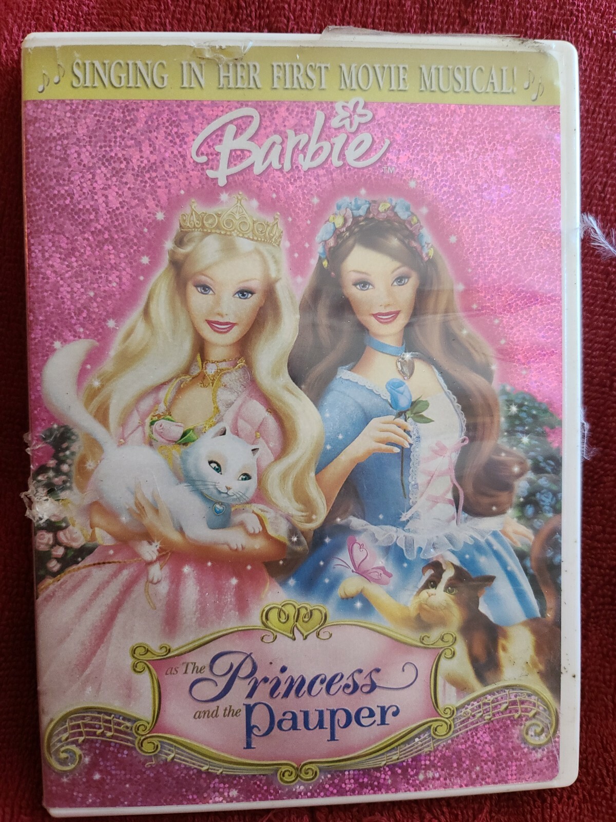 SHELF162k DVD tested~ barbie- the princess and the pauper