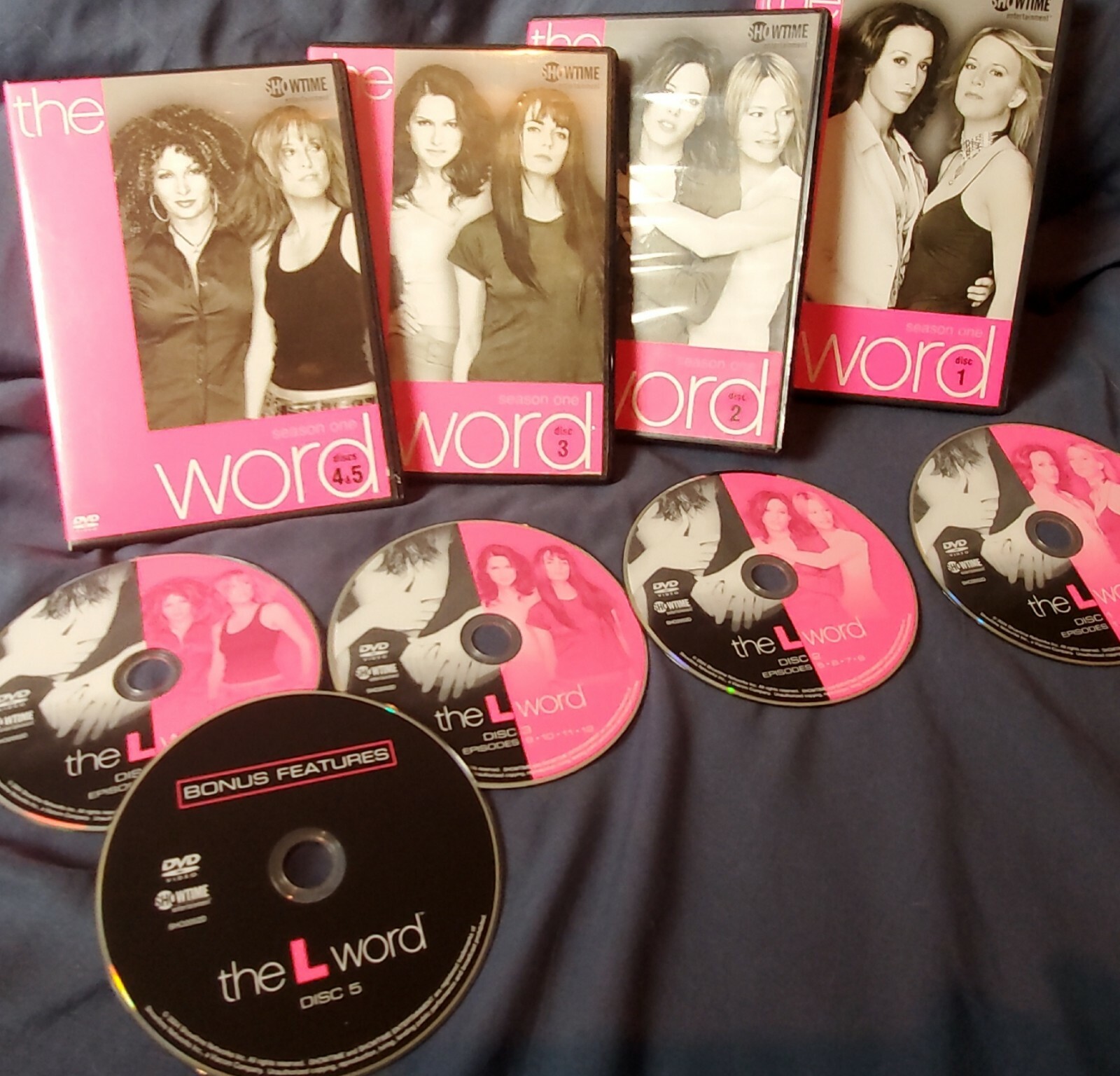 The L Word: Season One DVD 5 Disc Set Showtime Entertainment TV Series