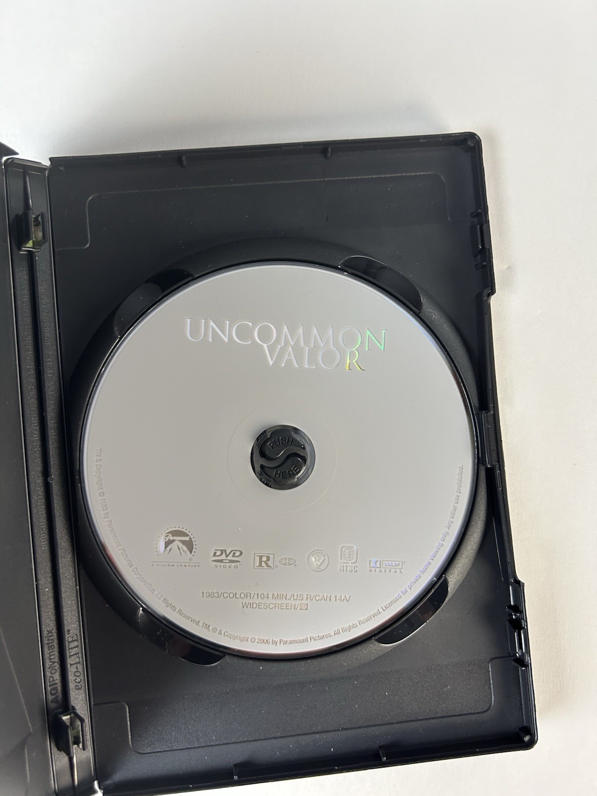 Uncommon Valor DVD 1983 Gene Hackman Widescreen