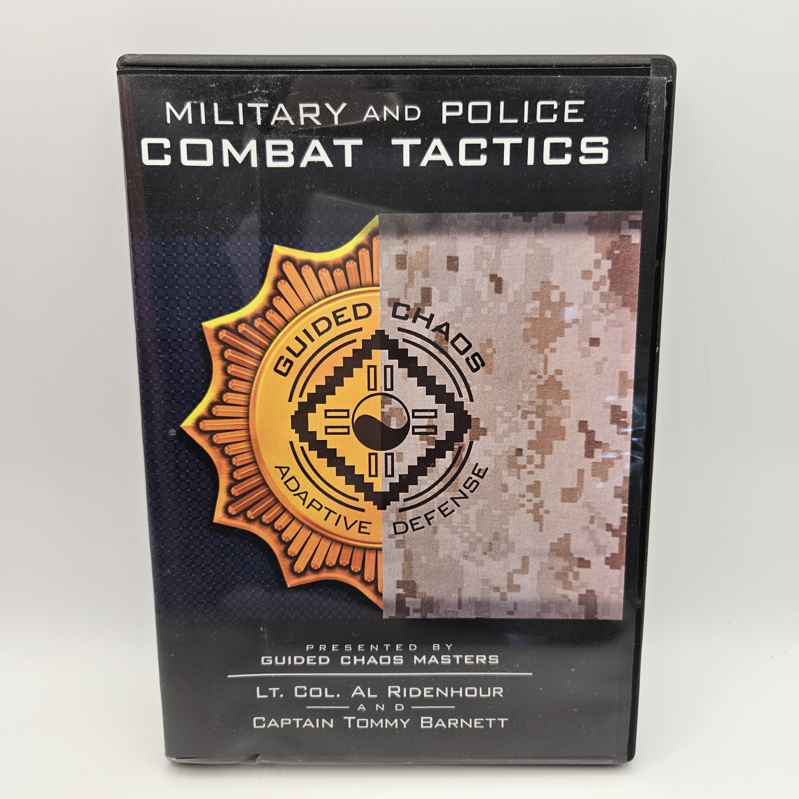Military And Police Combat Tactics 2-DVDs, Guided Chaos Adaptive Defense, Tested