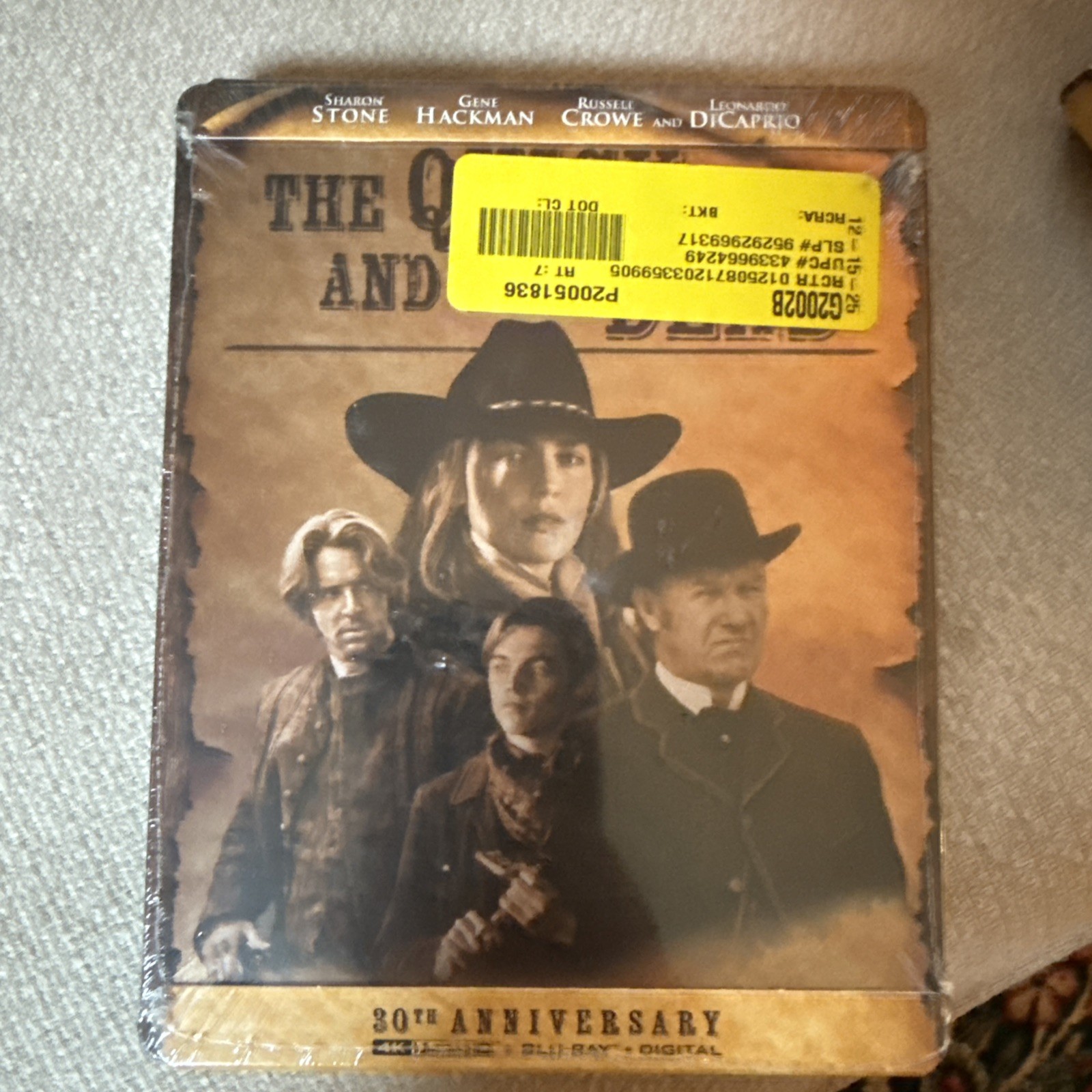 The Quick And The Dead 30th Anniversary Steelbook 4K & Blu-Ray New Sealed