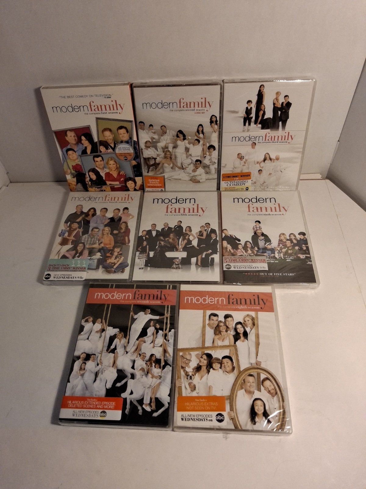 Modern Family 1-8 DVD Seasons 1 2 3 4 5 6 7 8 new except season 1