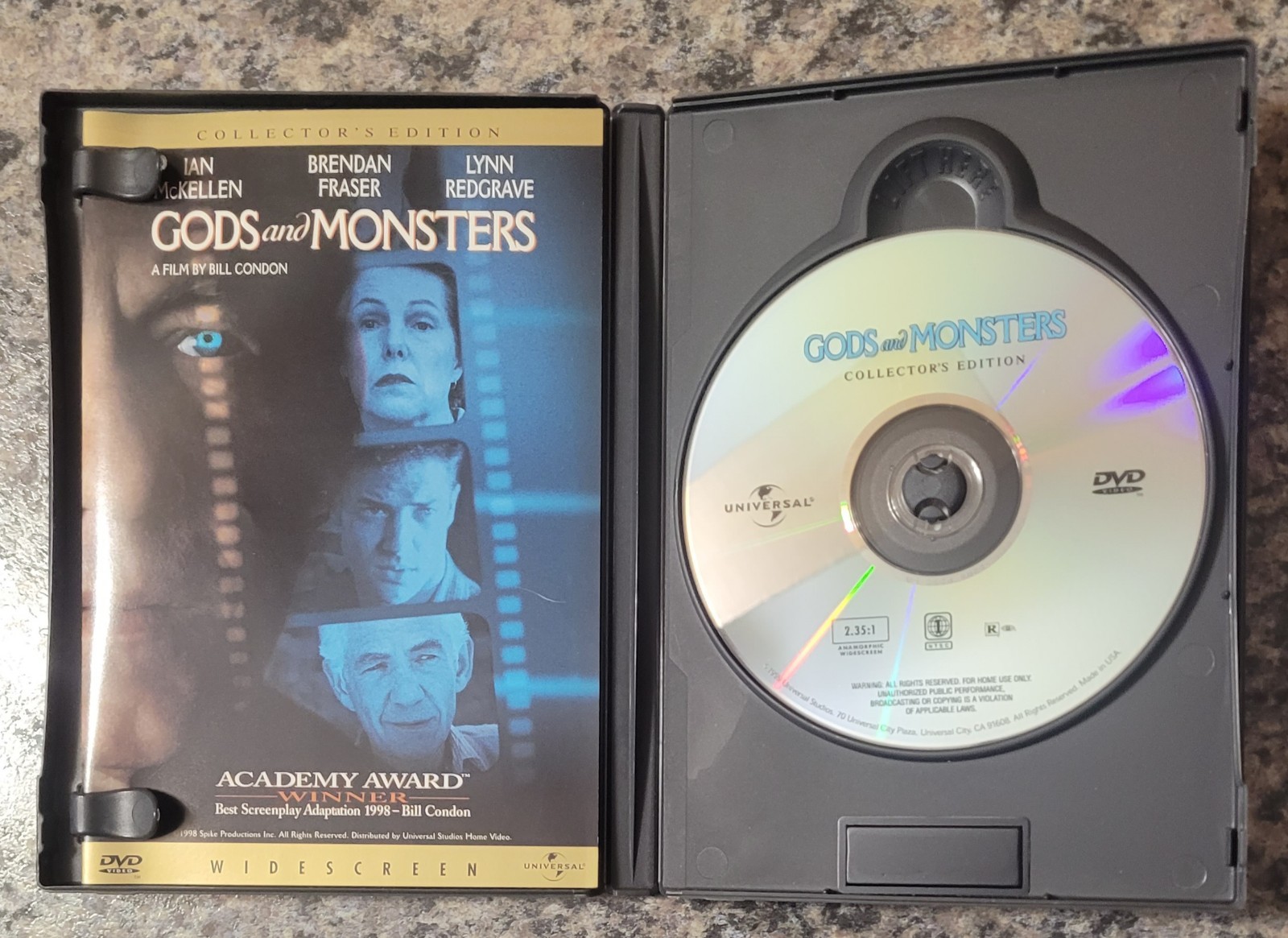 Gods And Monsters 1998 (DVD Collector’s Edition W/Insert) NEVER TRUST STOCK PICS