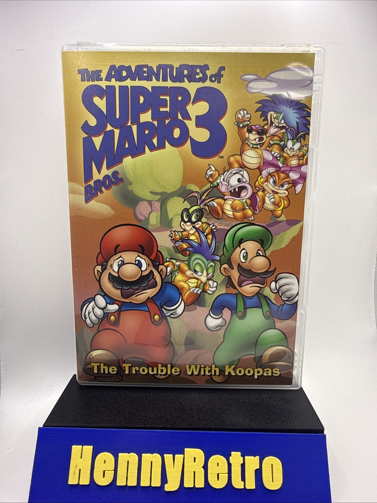 Adventures of Super Mario Brothers III: The Trouble with Koopas DVD UNTESTED