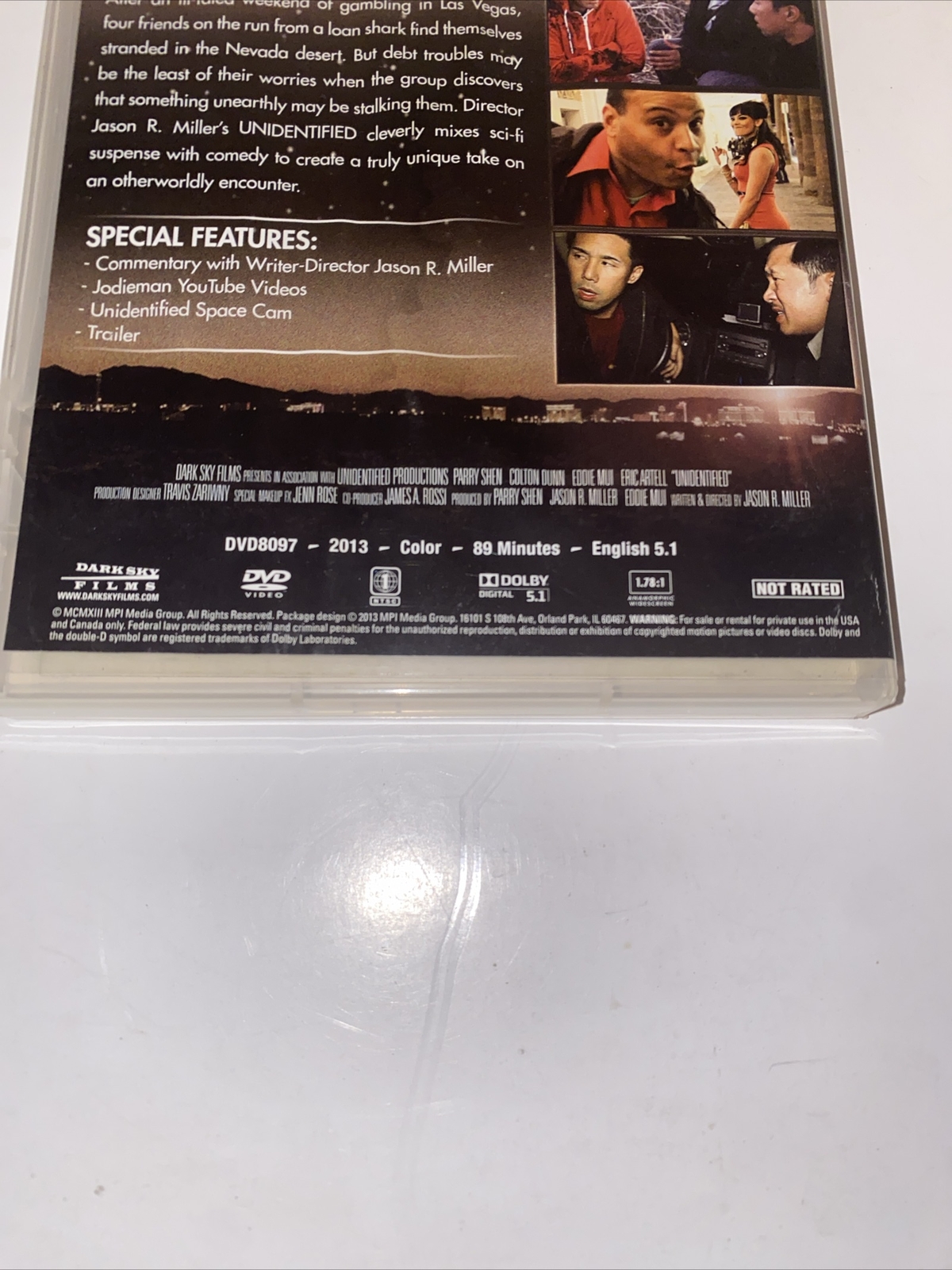 Unidentified DVD 2013 Horror Comedy Sci Fi Jason R Miller Parry Shen Eddie Mui