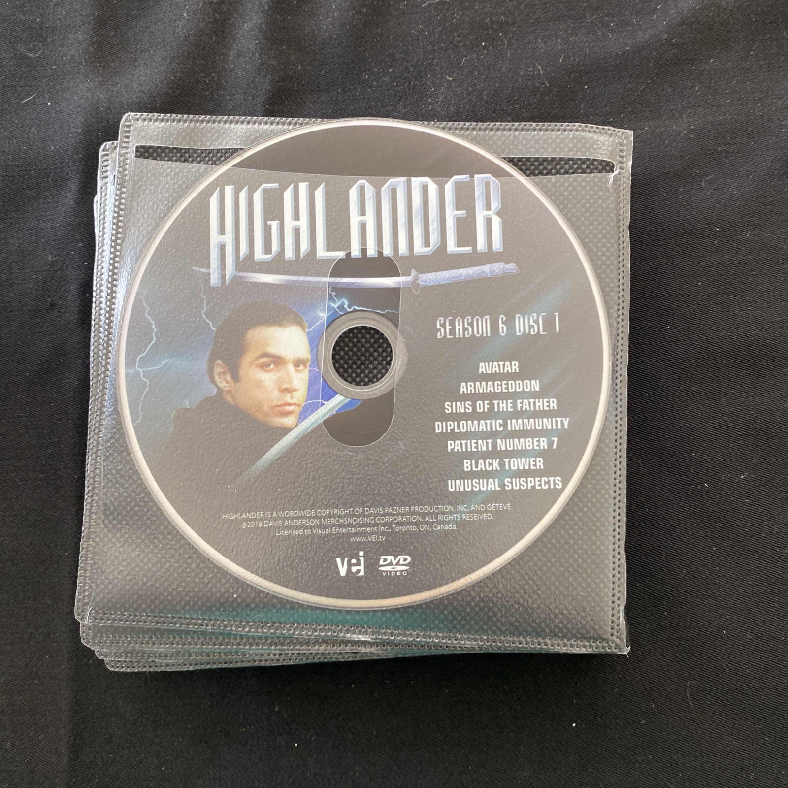 Highlander: The Complete Series All 6 Seasons 119 Episodes Bonus Features