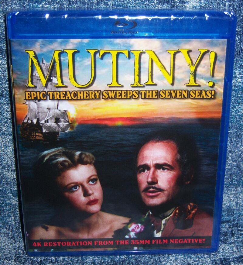 NEW MVD VISUAL ANGELA LANSBURY MUTINY CLASSIC DRAMA ACTION MOVIE BLU RAY 1952