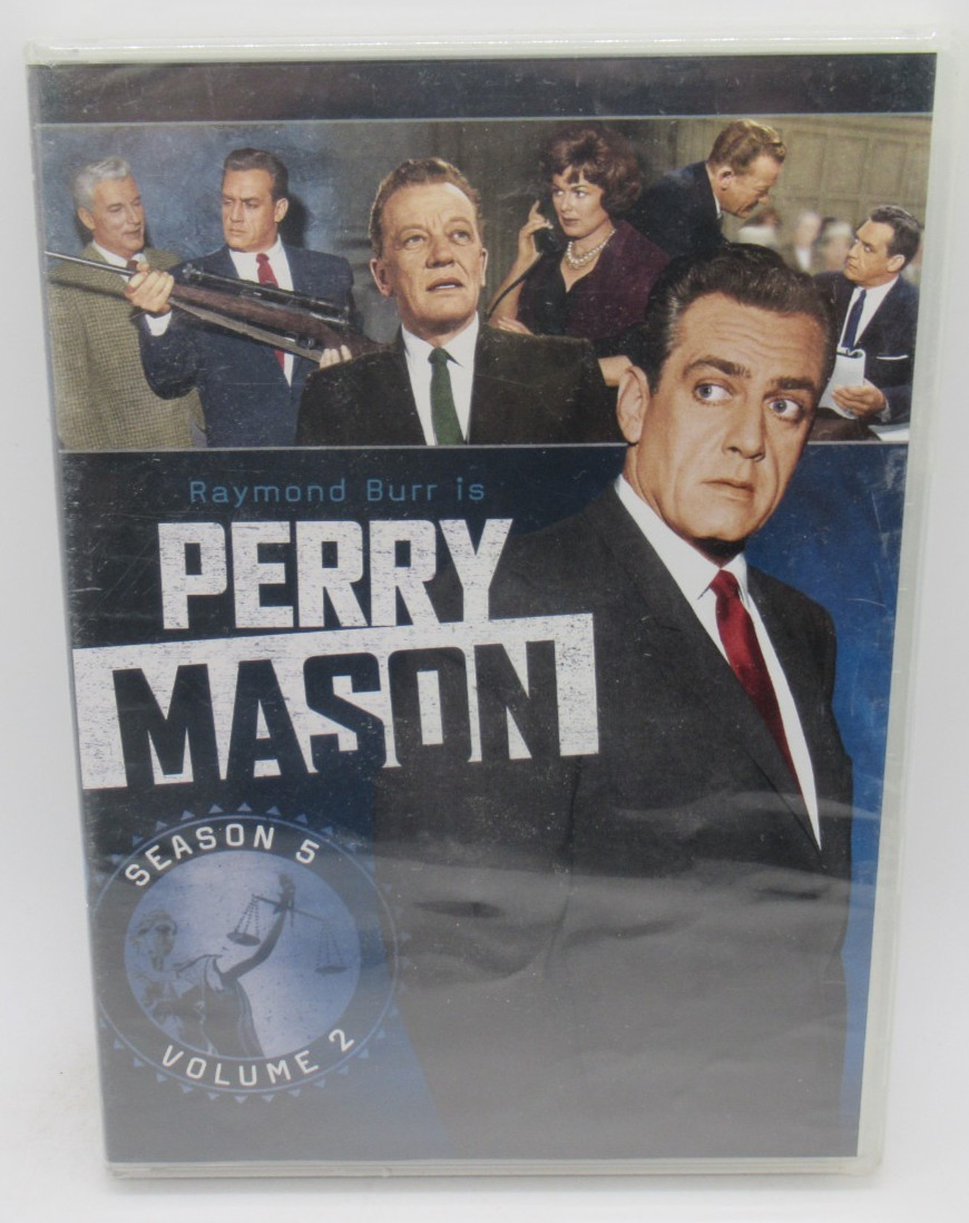 PERRY MASON: SEASON 5 VOLUME 2, 4-DISC DVD SET, 15 EPISODES, RAYMOND BURR, FS