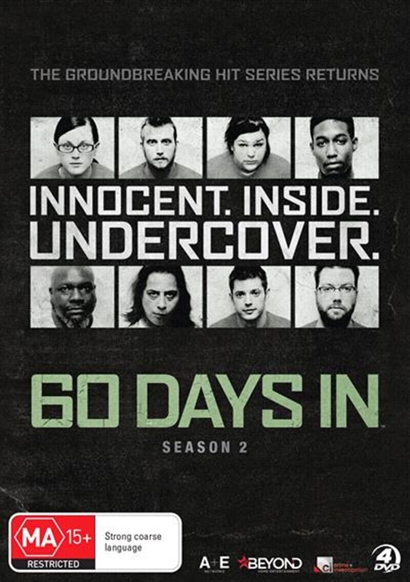 60 Days In : Season 2 (DVD, 2017, 4-Disc Set) – Region 4