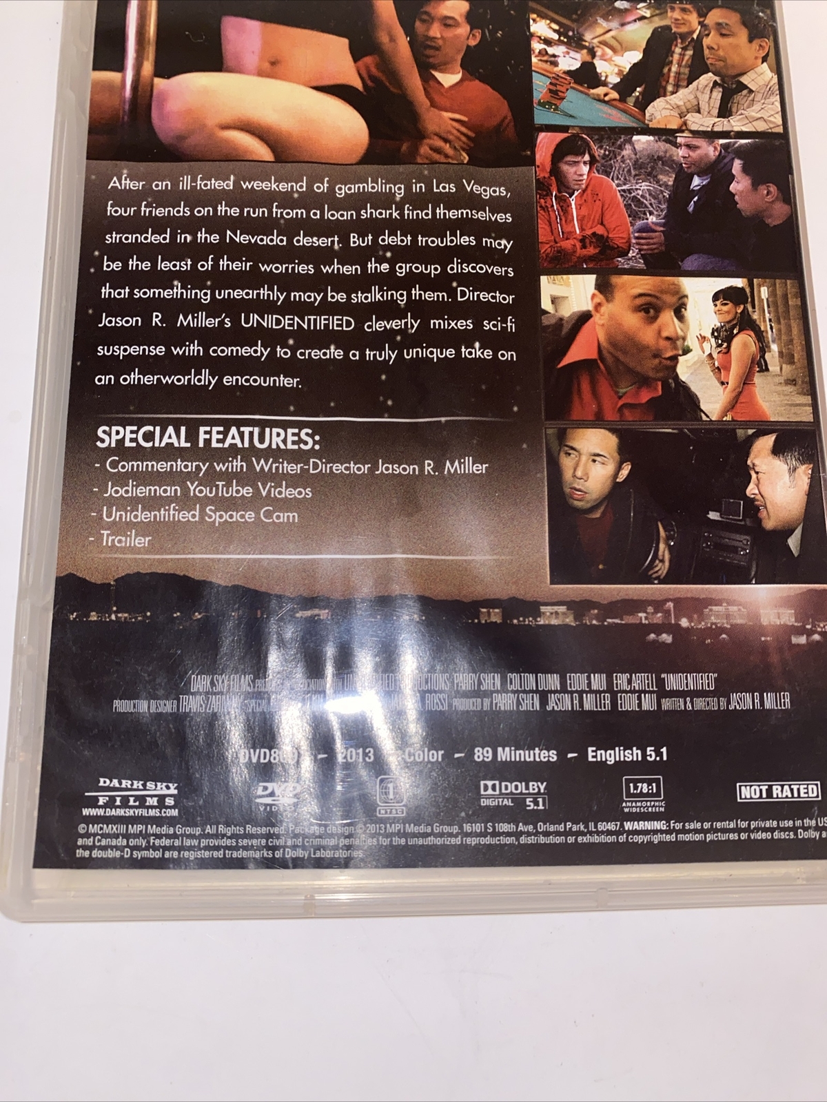 Unidentified DVD 2013 Horror Comedy Sci Fi Jason R Miller Parry Shen Eddie Mui