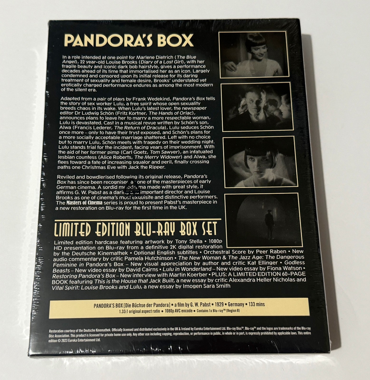 PANDORA’S BOX Eureka Limited Edition Blu-ray Box Set – Region B BRAND NEW – OOP