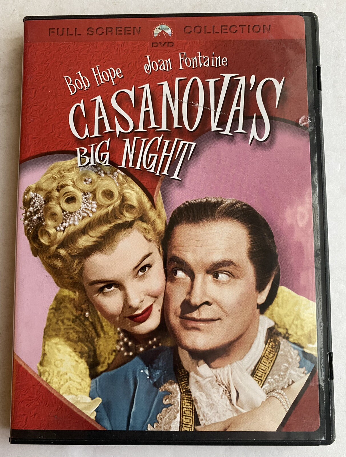 Casanova’s Big Night (DVD, 1954, Full Screen) Bob Hope & Joan Fontaine
