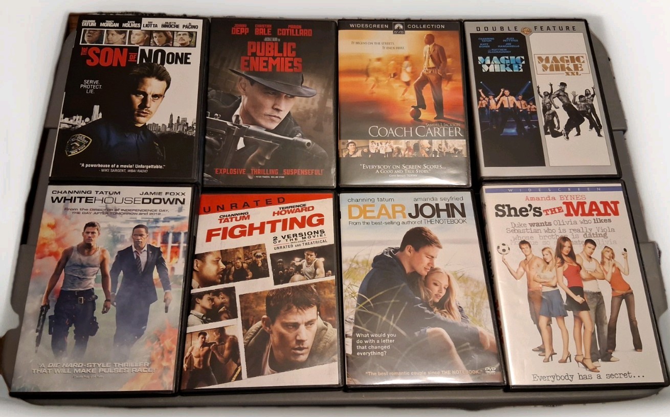 CHANNING TATUM / DVD’S PLEASE READ DESCRIPTION