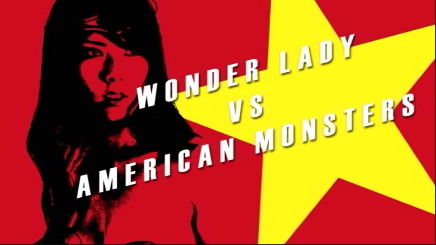 Japan superhero: WONDER LADY VS THE AMERICAN MONSTERS (English subtitled)