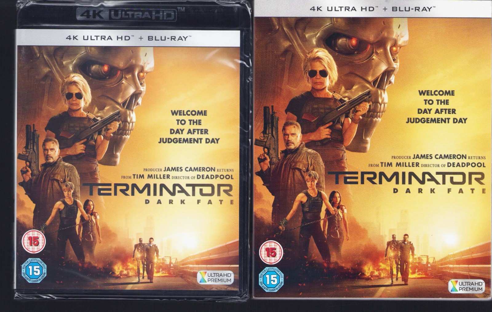 Terminator: Dark Fate (4K Ultra HD + Region B Blu-Ray) New Sealed with Slipcover