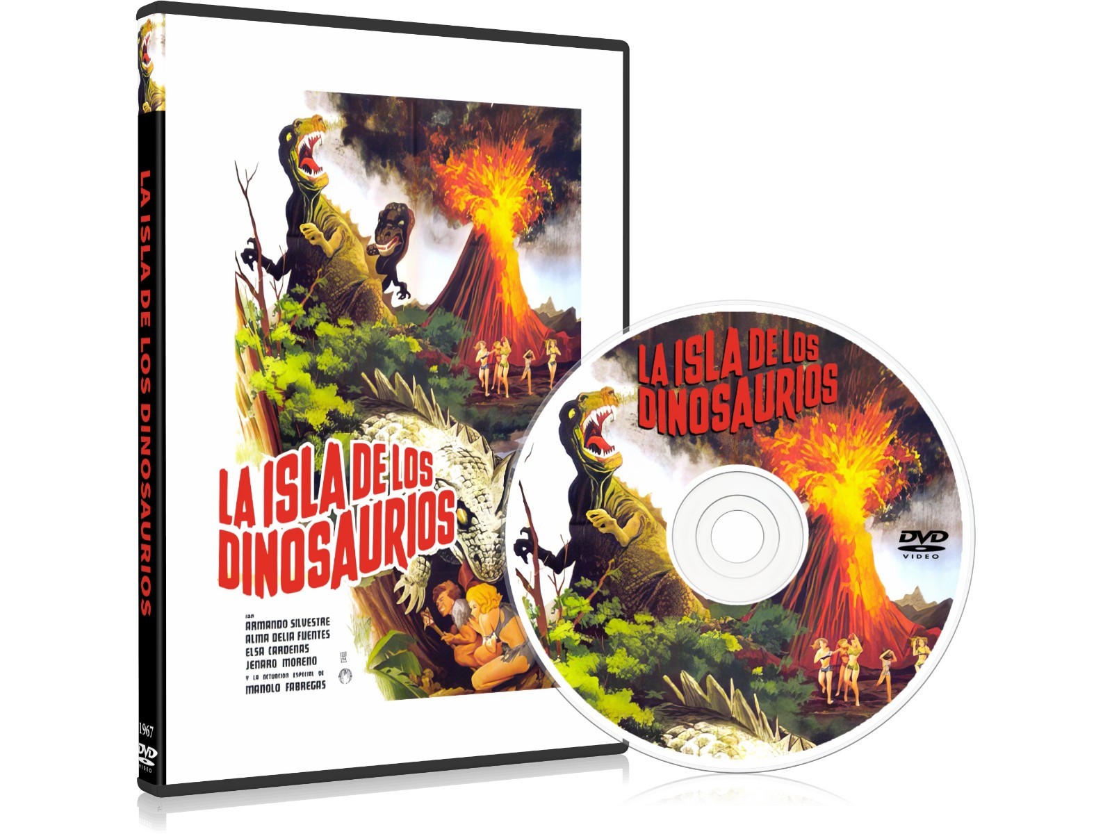 Island of the Dinosaurs (1967) English Subtitled Adventure, Fantasy, Sci-Fi DVD