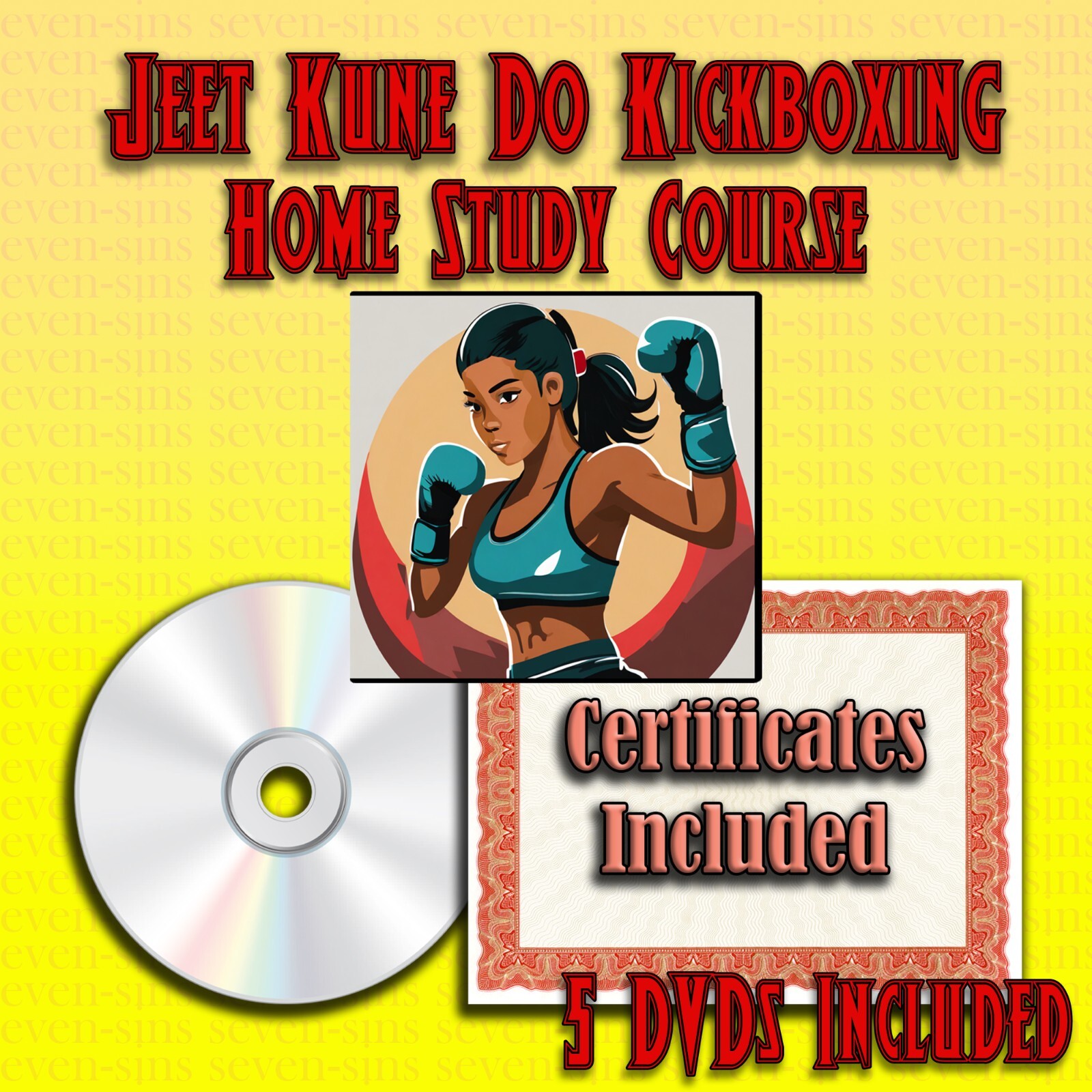Home Study Course – Jeet Kune Do Kickboxing Mastery (DVDs + Certificates)