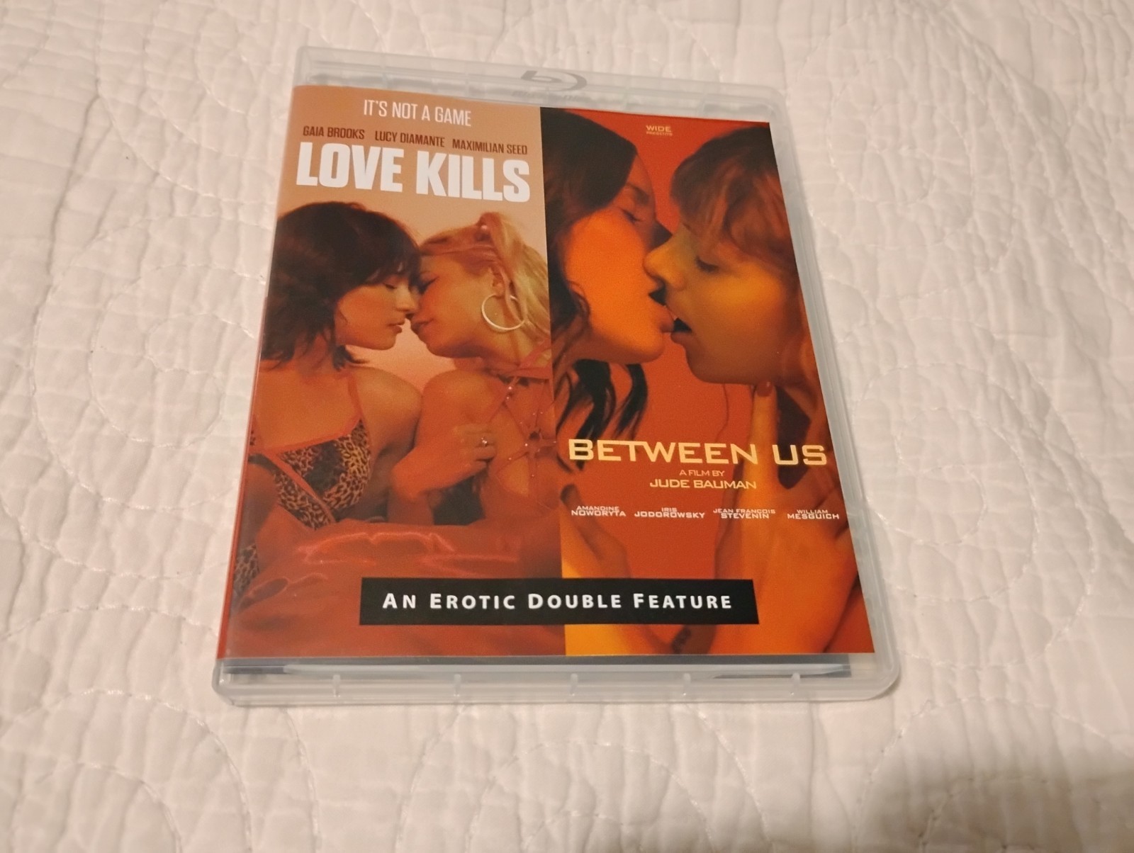 Love Kills Between Us Double Feature Blu-ray Erotic Drama Lesbian LGBTQ
