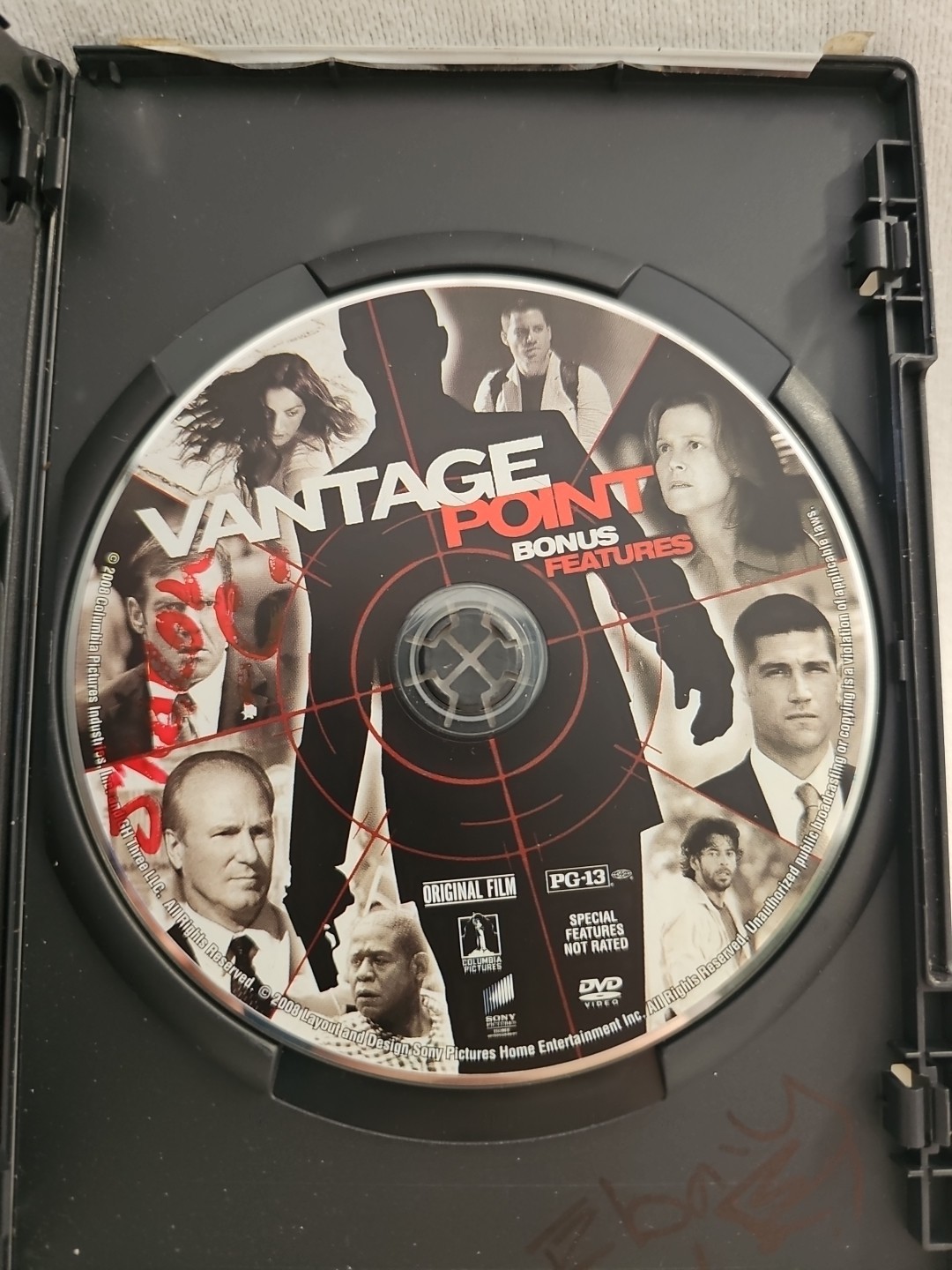 Vantage Point DVD 2008 Widescreen Ed. Dennis Quaid Matthew Fox Forest Whitaker