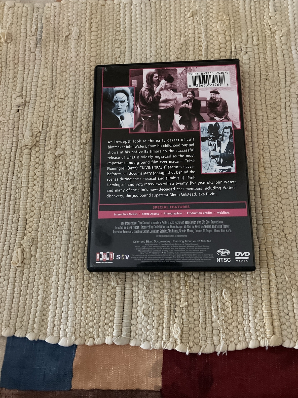 Divine Trash (DVD, 2003) John Walters Steve Yeager