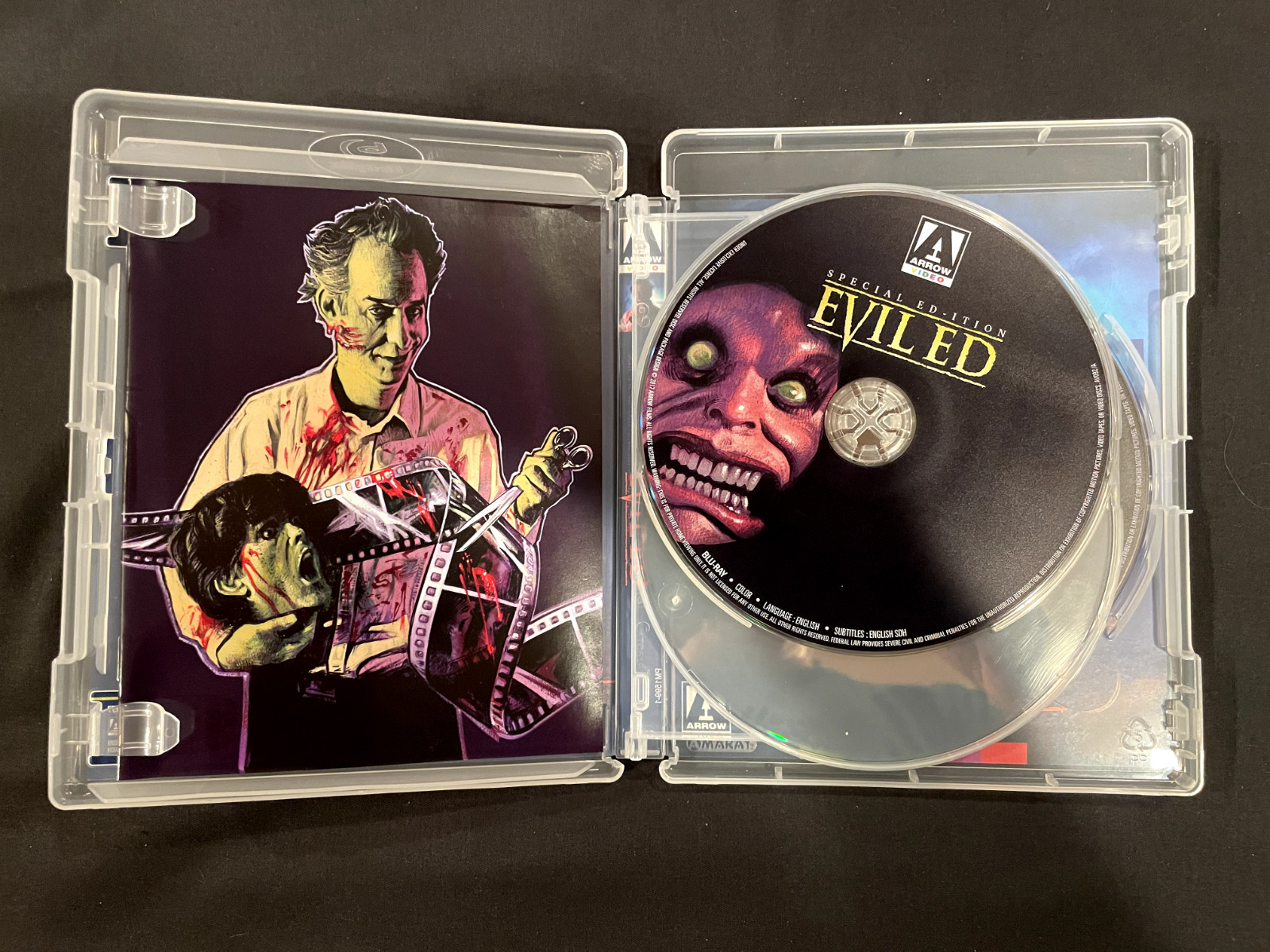 Evil Ed Limited Edition (Blu-Ray, DVD, Booklet, 1995) Arrow Video NEAR MINT!!!!!