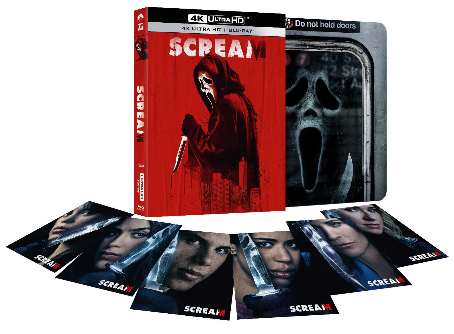 Scream VI – Steelbook Collector’s Edition (4K Ultra HD + Blu-Ray Disc + Cards)