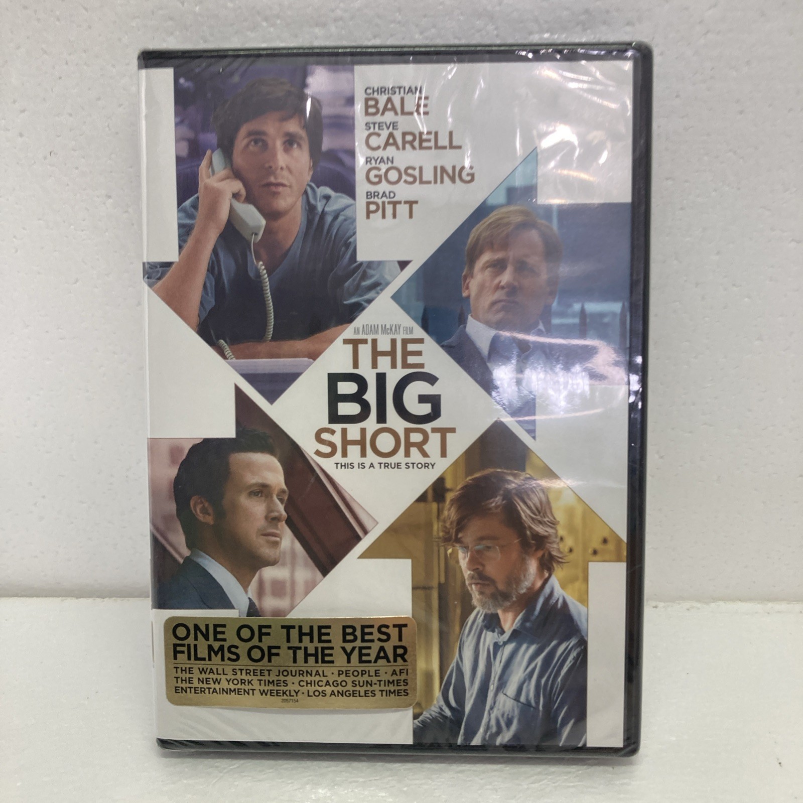 The Big Short (2015) DVD NEW Biography Drama Christian Bale Steve Carell