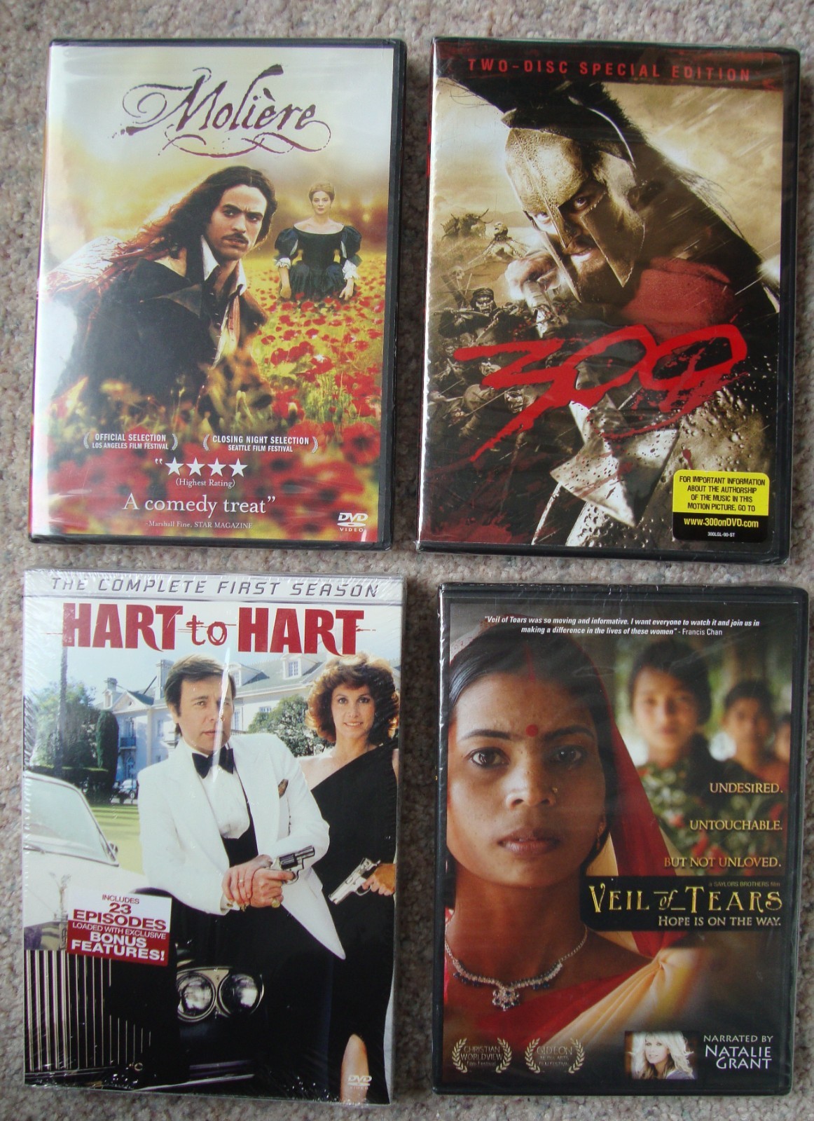 4 DVD’s – Factory Sealed