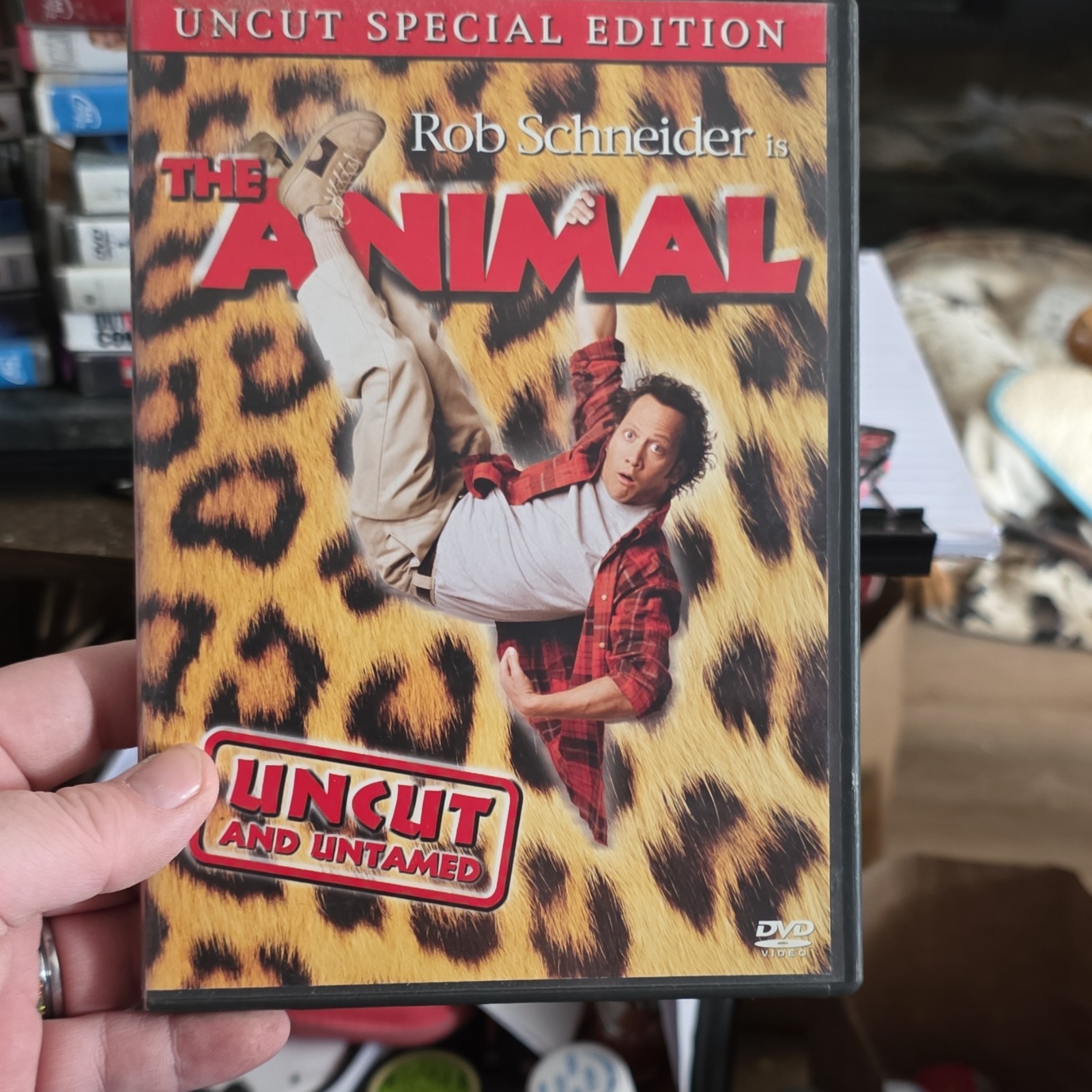 The Animal DVD Uncut Special Edition Rob Schneider Luke Greenfield PG-13 Tall
