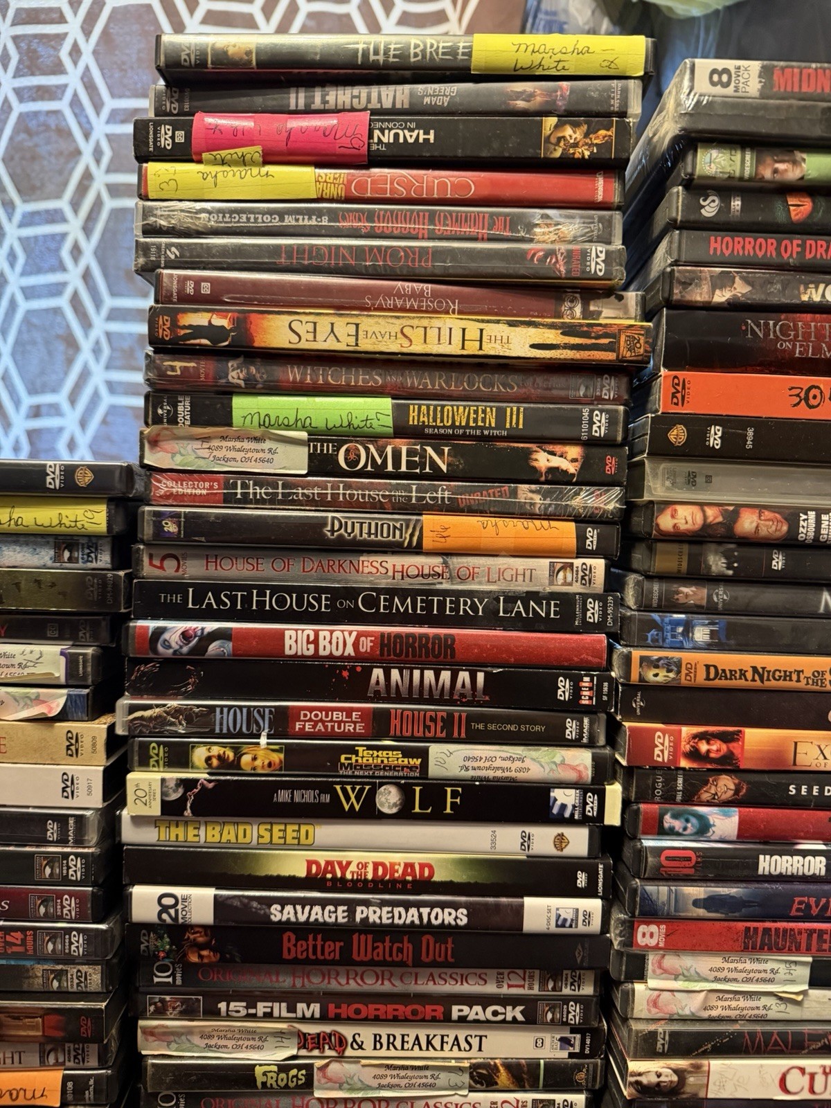 Lot of 133 Thriller Suspense Horror Terror Sci-fi Complete Sets Some Unopened