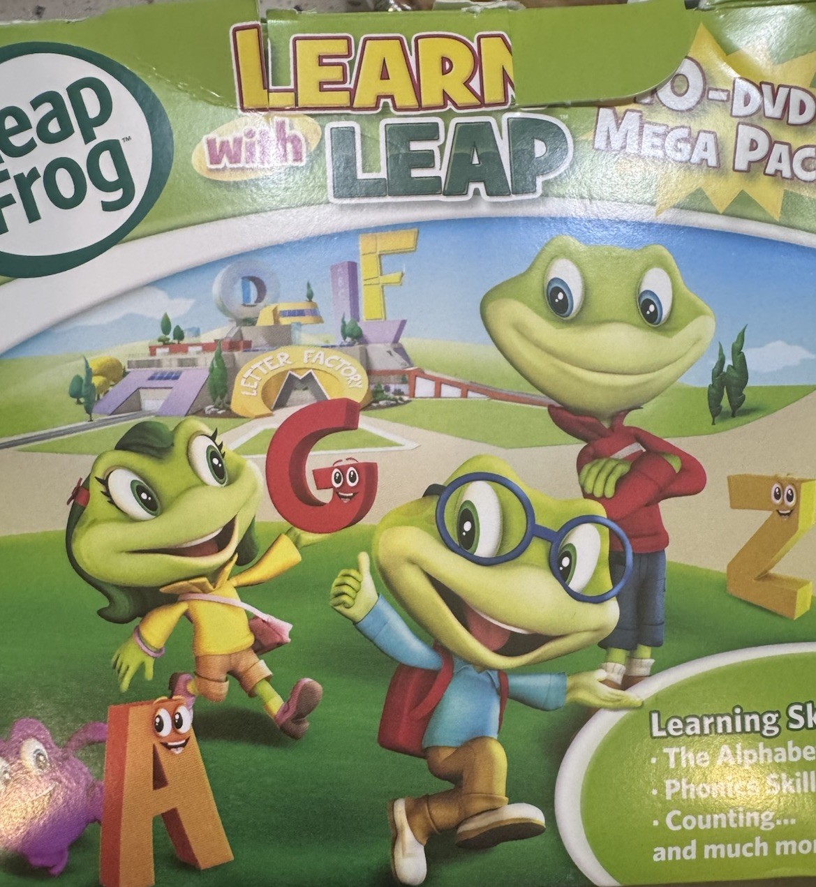 Leapfrog Learn With Leap 18 DVD Mega Pack (DVD, 2015) See DESC