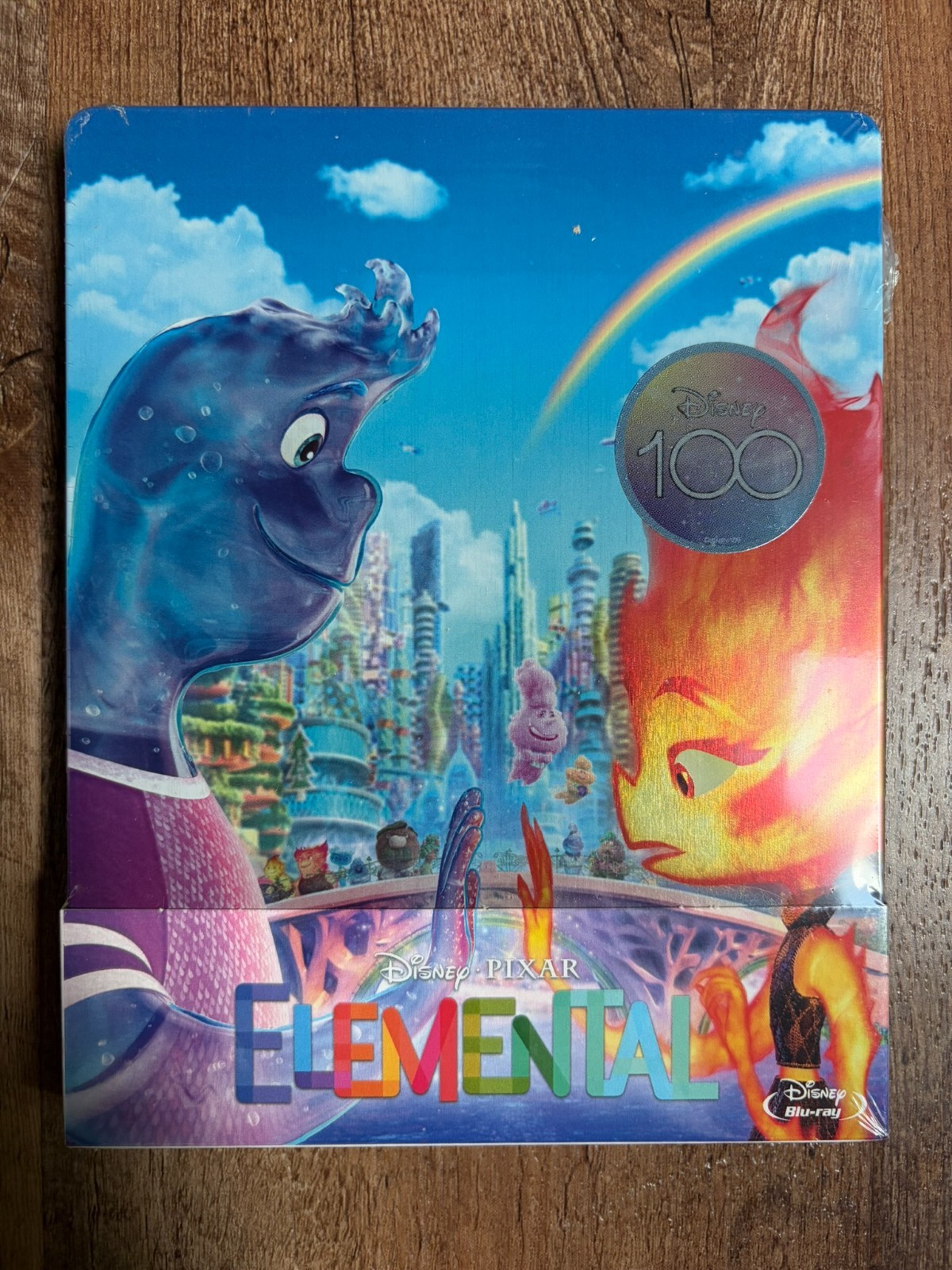 Elemental w. Steelbook (Blu-ray, EU Import, 2023, Disney, Region Free) *NEW*