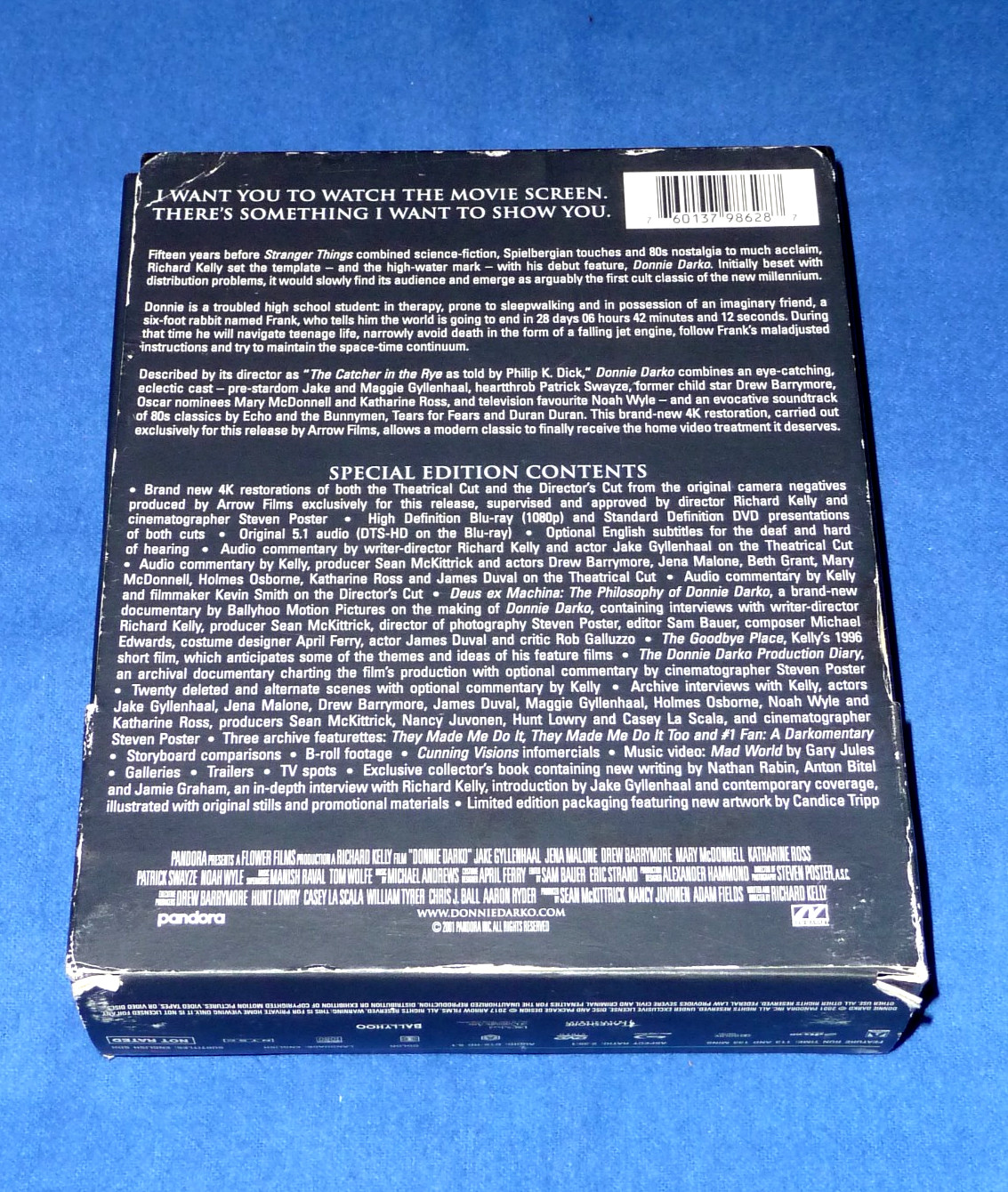 Donnie Darko Special Edition Arrow Video Blu-ray DVD Box Set 2017 Multiple Cuts