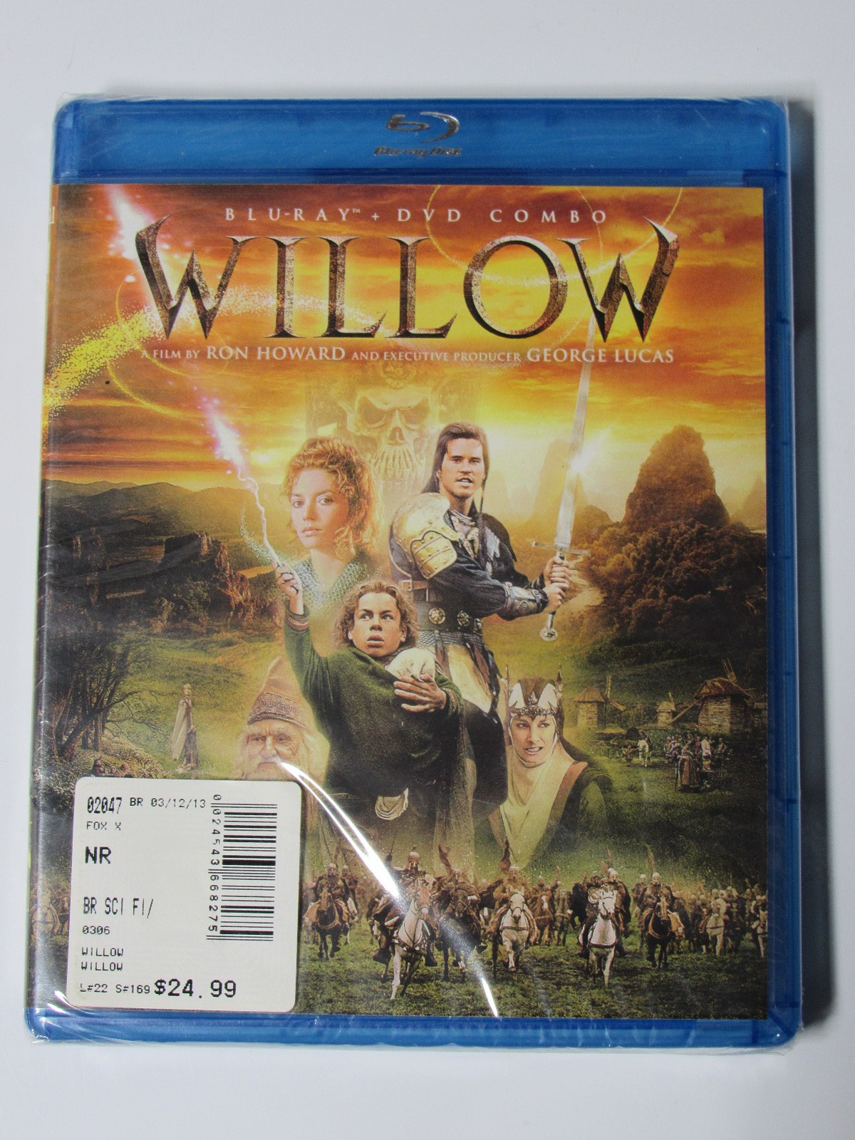 Willow (Blu-Ray + DVD, 2-Disc set, 1988) NEW/SEALED George Lucas + FREE
