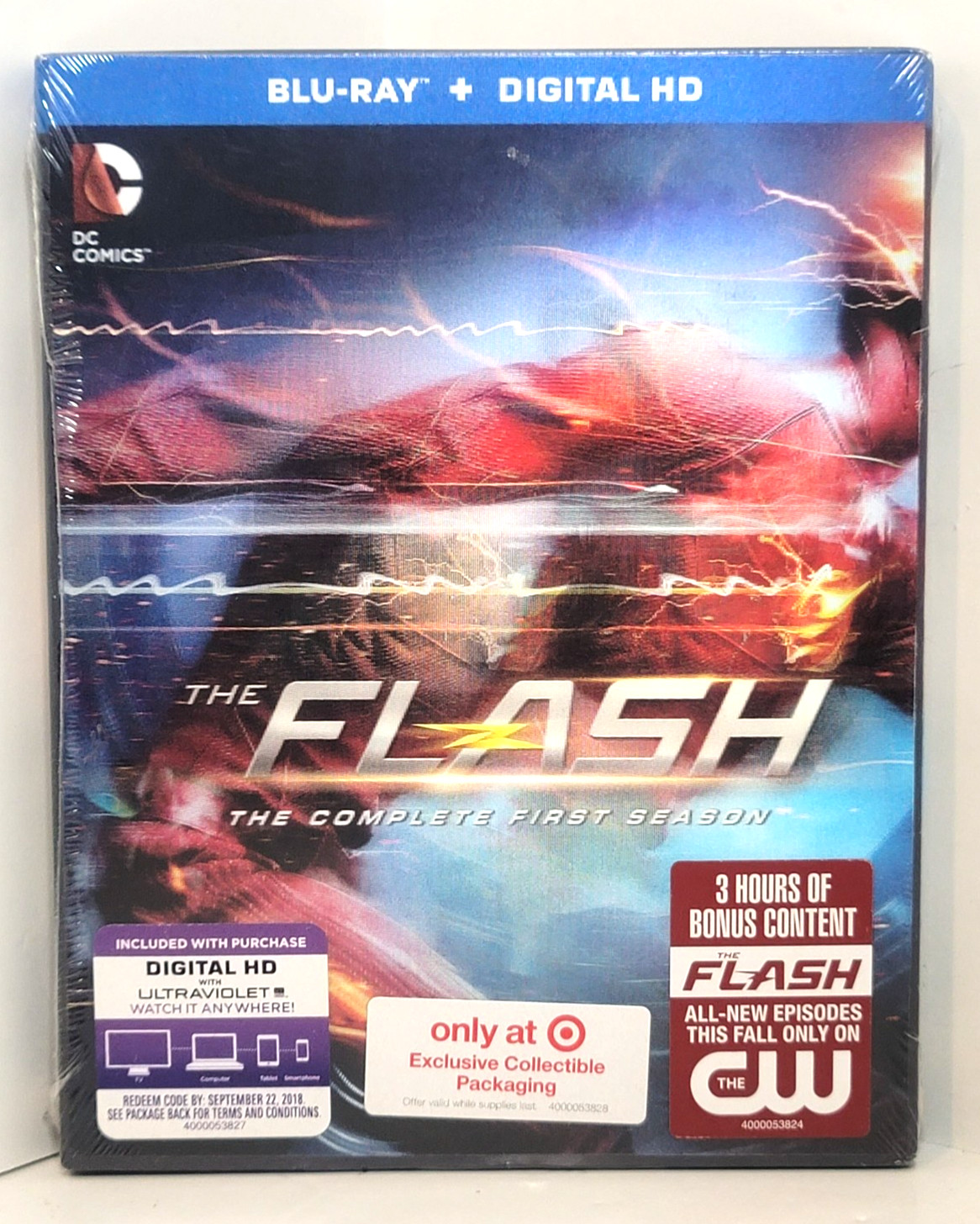 The Flash: The Complete First Season Blu-Ray + Digital HD Brand New Fast Ship