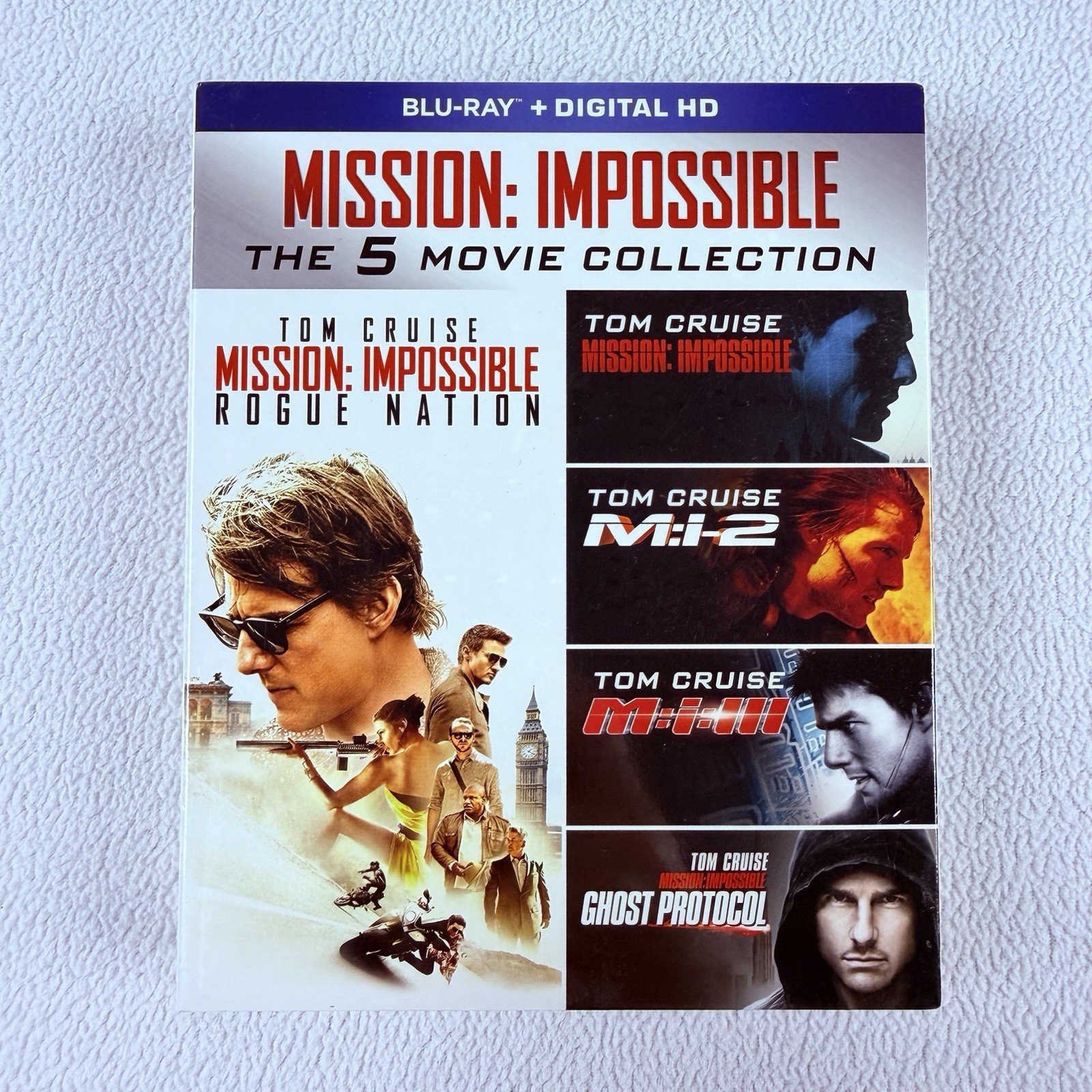 Mission Impossible 5 Movie Collection Blu-ray Tom Cruise Action Set