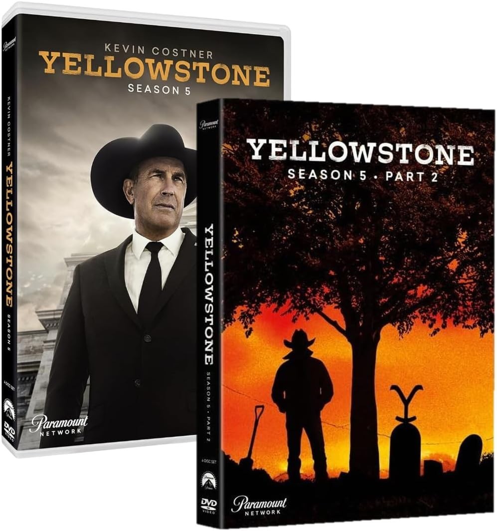 Yellowstone Season 5 Complete DVD Set Part 1 & Part 2 Paramount Brand New
