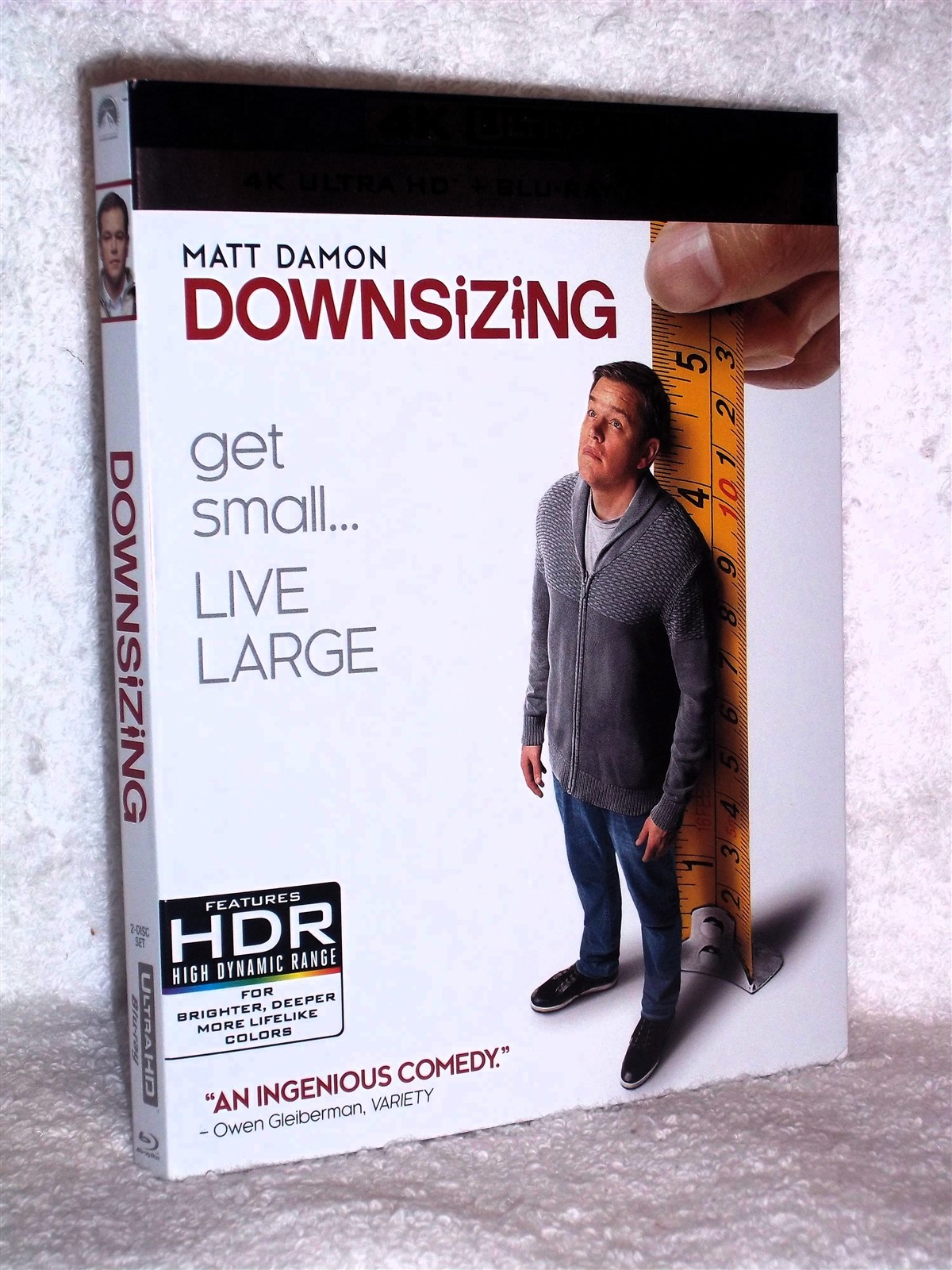 Downsizing (4K/Blu-ray, 2018) NEW Matt Damon Alexander Payne comedy drama