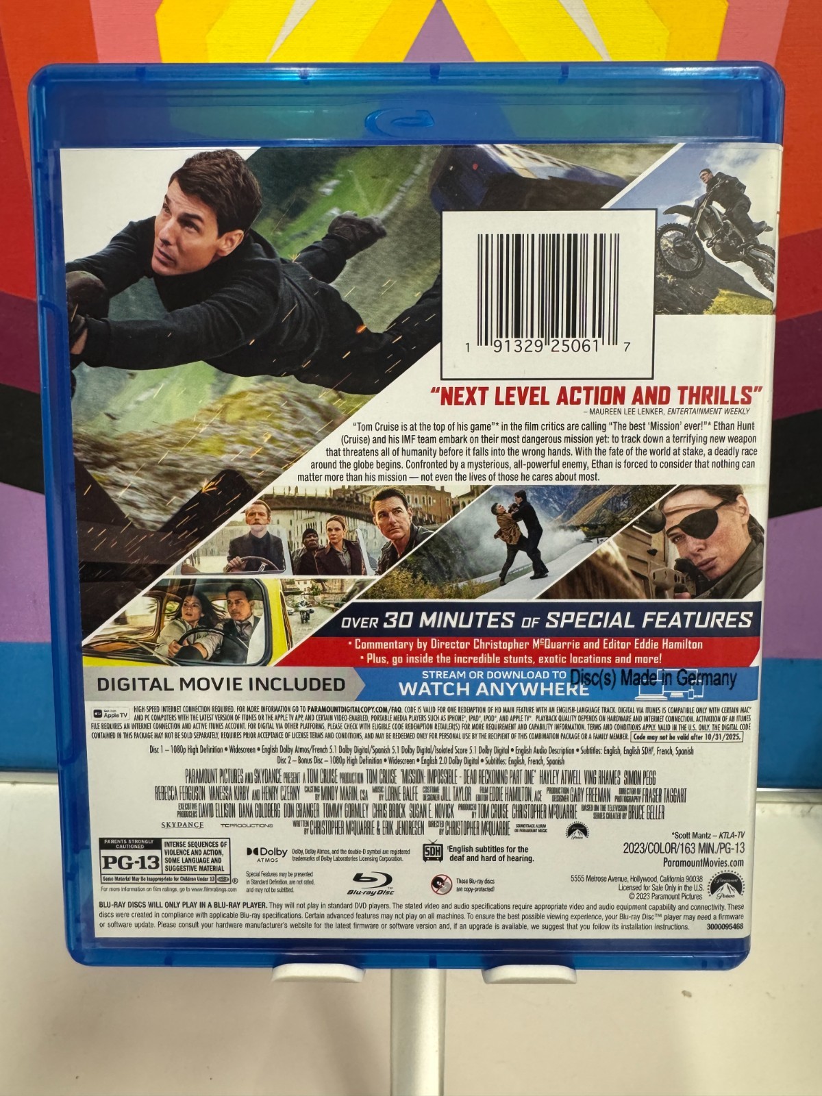 Mission: Impossible – Dead Reckoning Part One Blu-ray *no digital