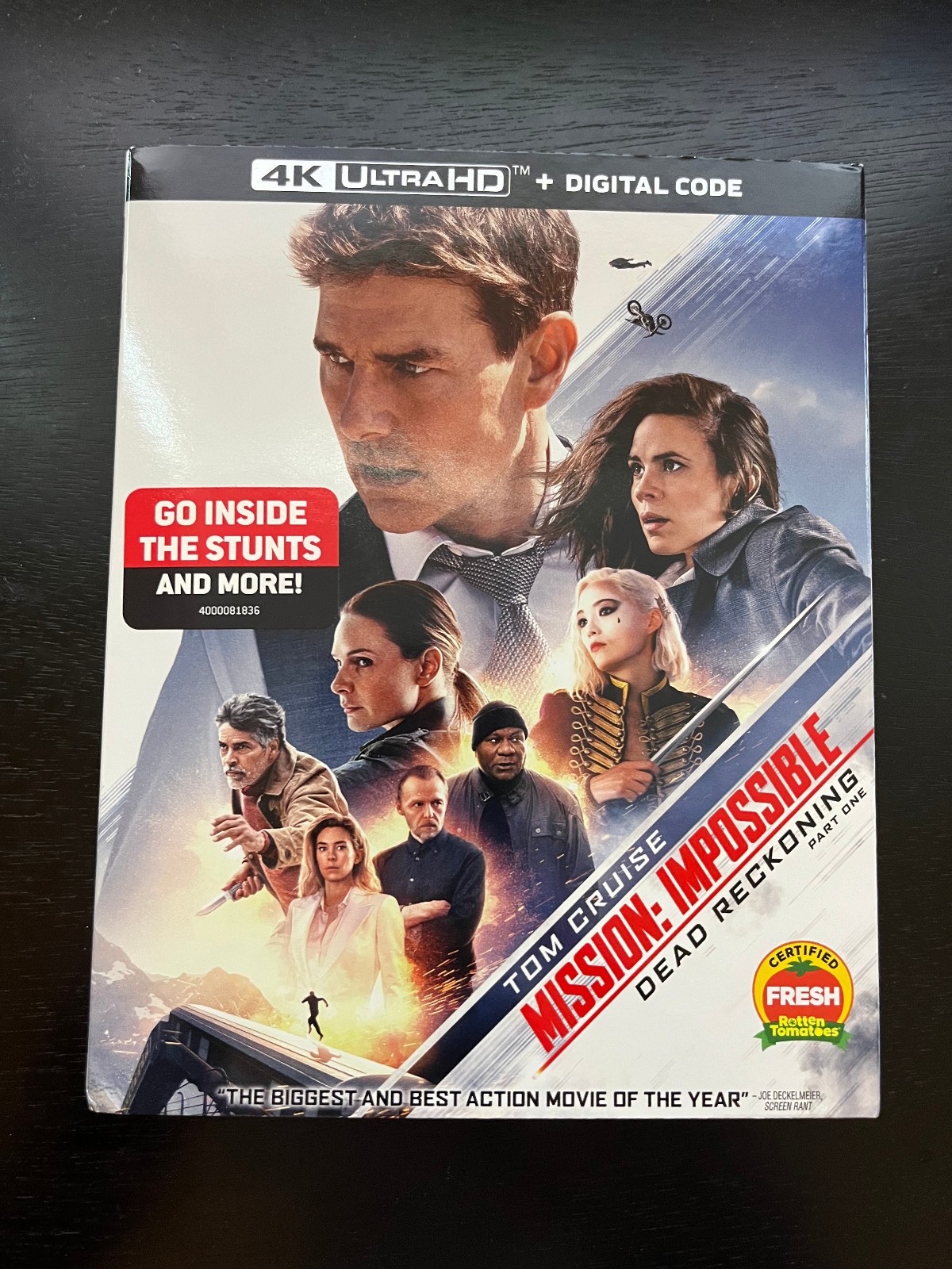 Mission Impossible- Dead Reckoning Part One – Blu-Ray 4K (2 Discs) Tom Cruise