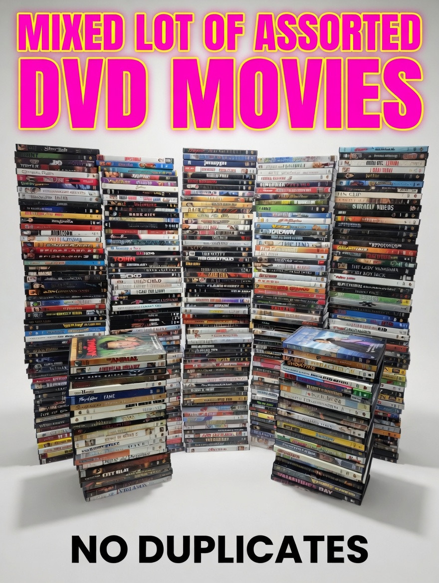 30 Wholesale lot DVD movies bulk assorted MIXED GENRES Free Shipping Video CHEAP