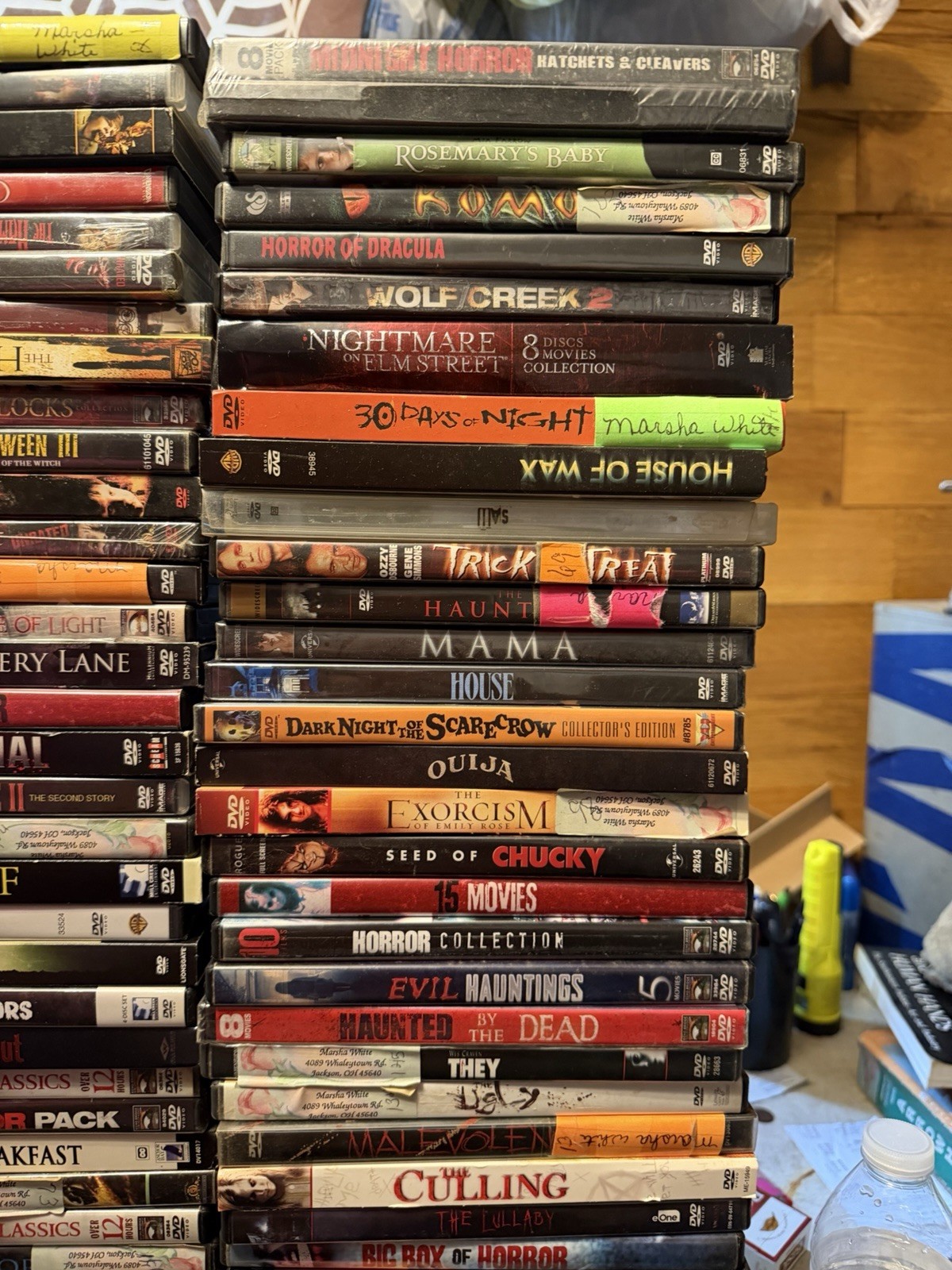 Lot of 133 Thriller Suspense Horror Terror Sci-fi Complete Sets Some Unopened