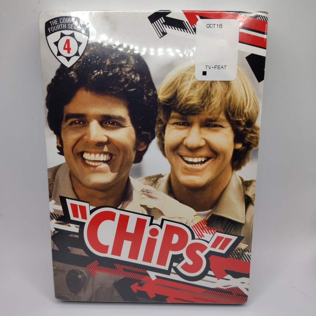 Chips Season 4 DVD Tv Series New Sealed Police Action Drama OOP Hard To Find