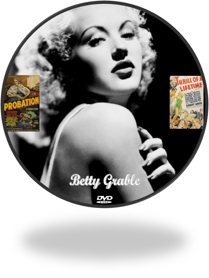 BETTY GRABLE DOUBLE FEATURE 1932-1937 Probation/Thrill of a Lifetime