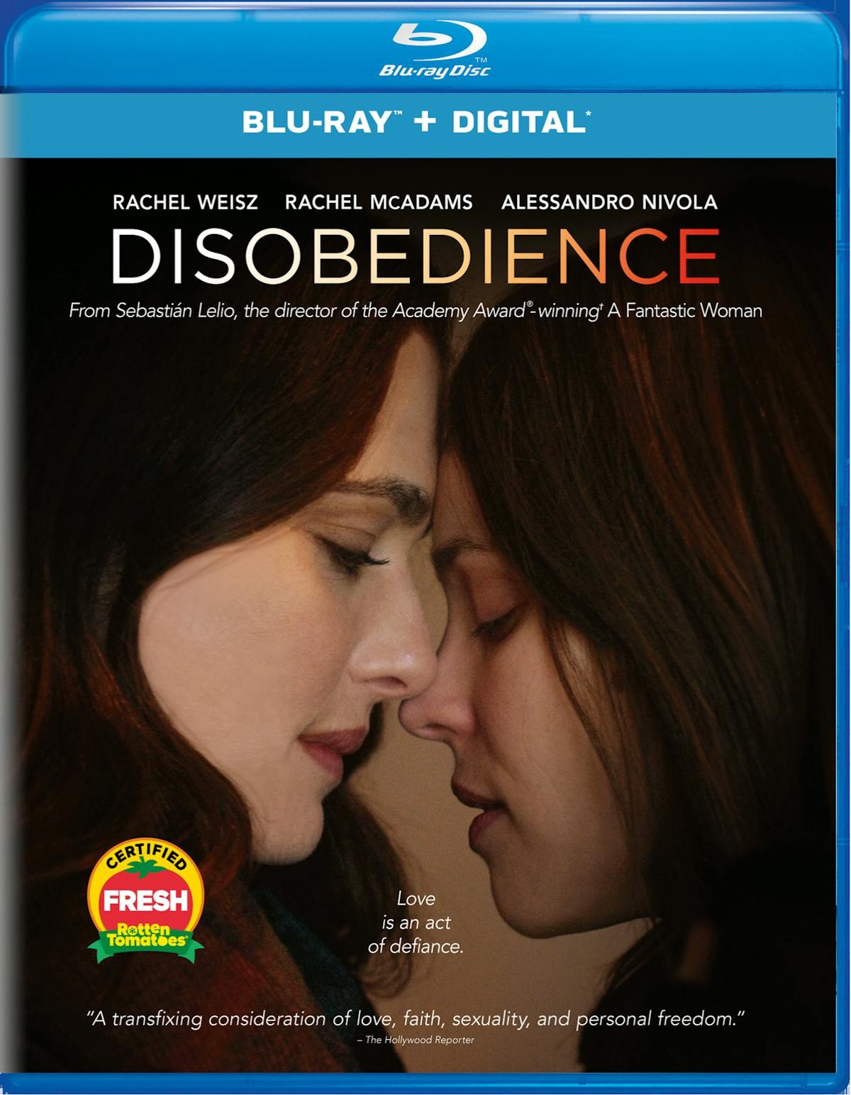 Disobedience Blu-ray Rachel Weisz NEW
