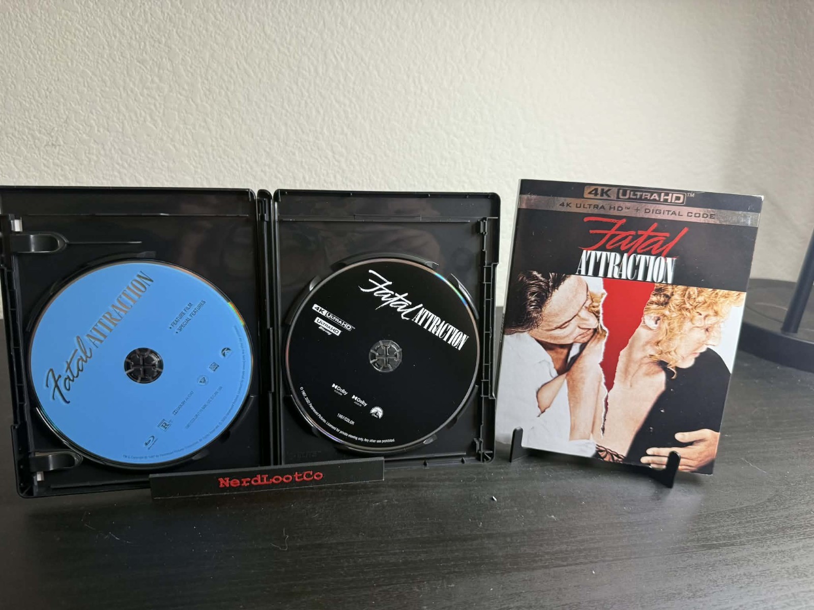 Fatal Attraction 4K Ultra HD Blu-ray 35th Anniversary + Slipcover Michael Dougla