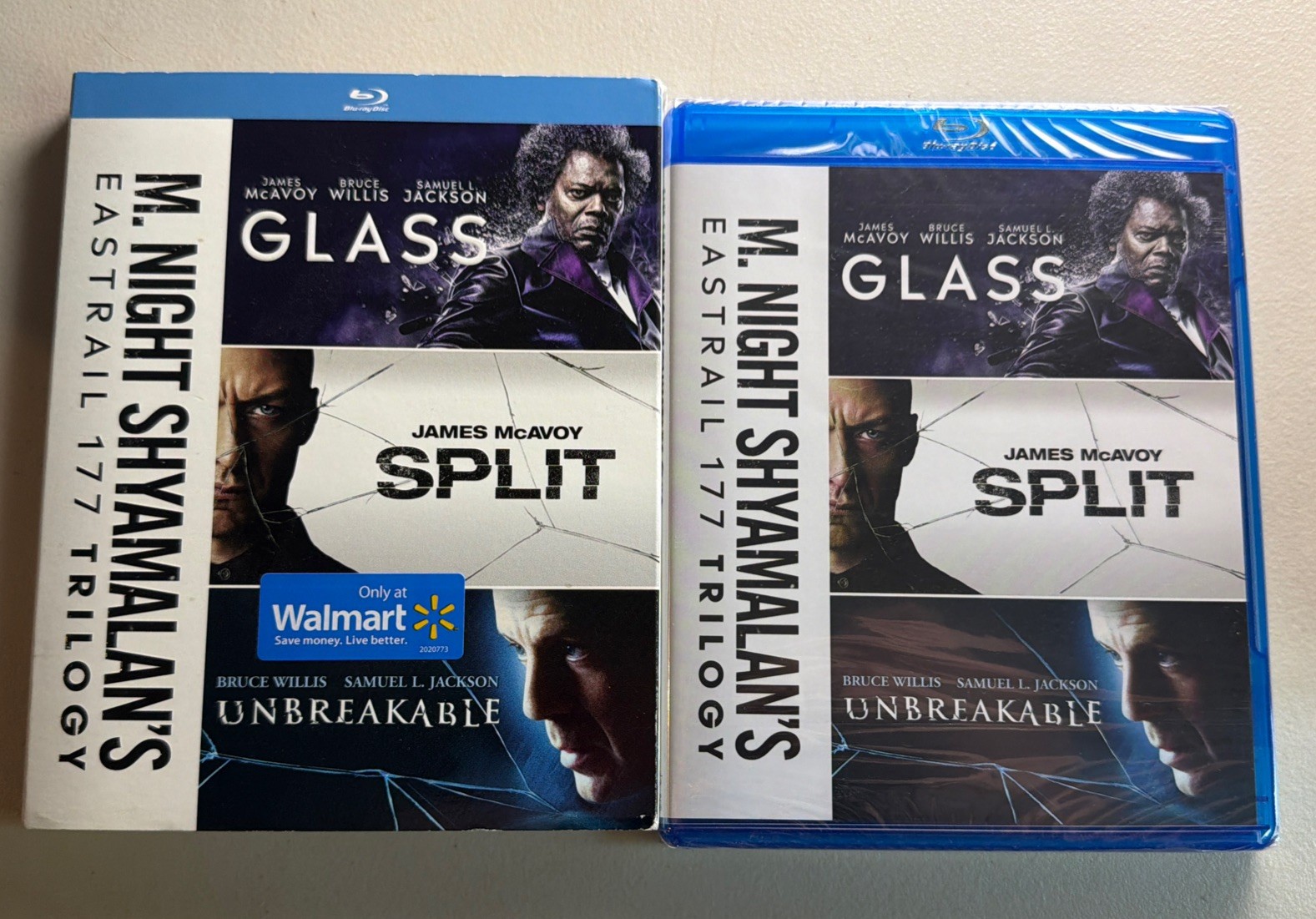 M Night Shyamalan’s Eastrail 177 Trilogy Blu-ray Trilogy with Slip-Slip Wear