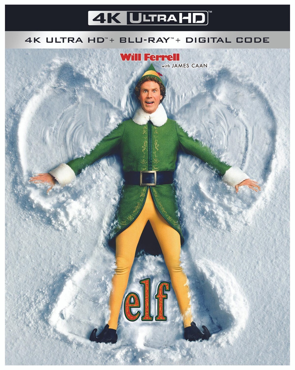 Elf 4K UHD Blu-ray Will Ferrell NEW