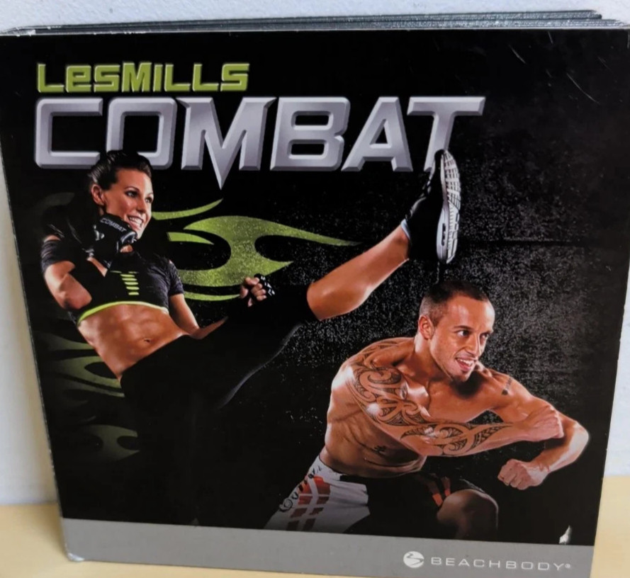 Les Mills Combat 5 DVD Set Intense Cardio Workout Ultimate Warrior Cardio Fight
